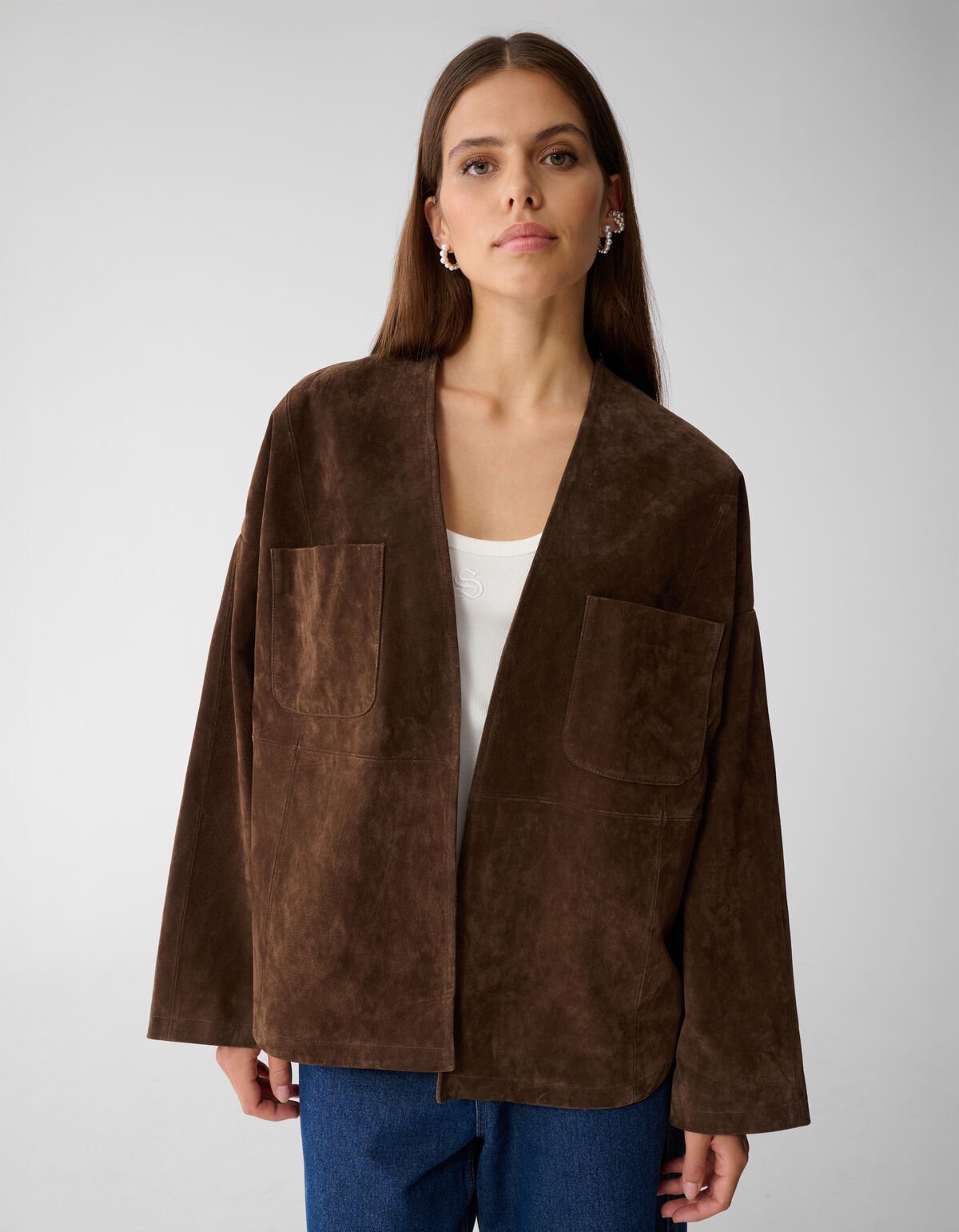 Relaxed Fit Suede Jack Bruin By Mieke SHOEBY WOMEN