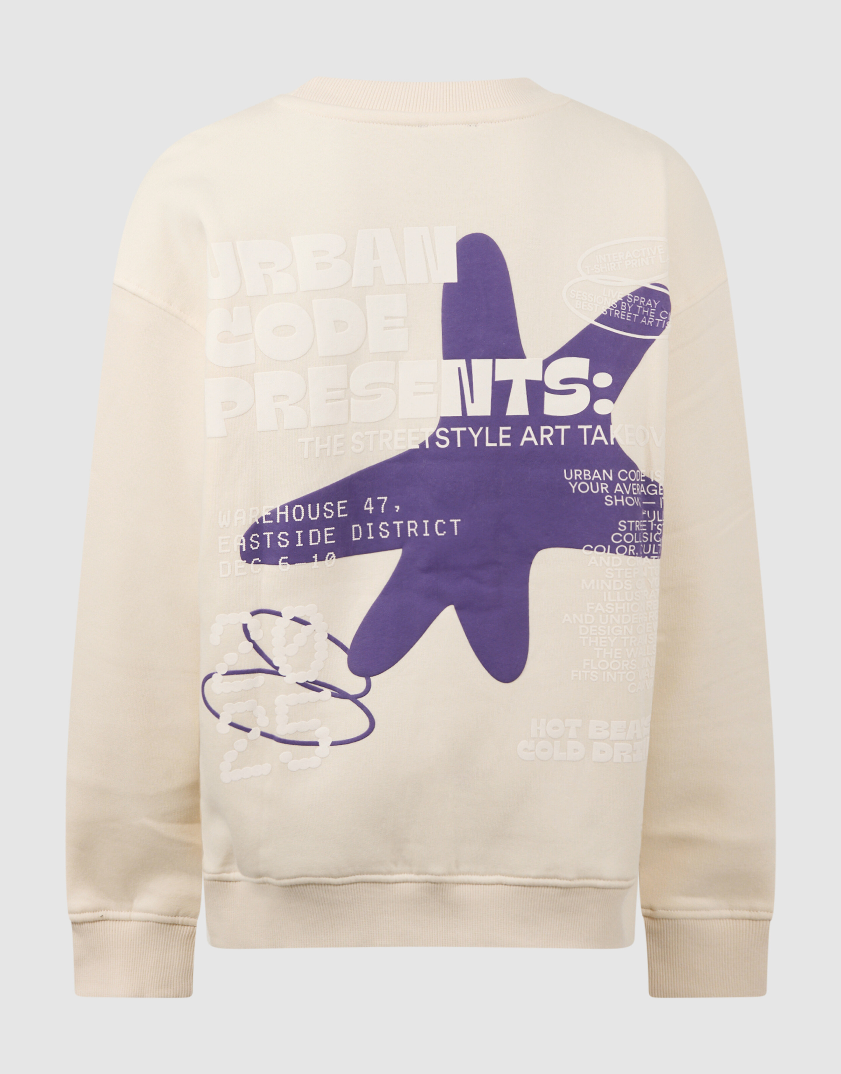 Urban Artwork Sweater Beige SHOEBY BOYS
