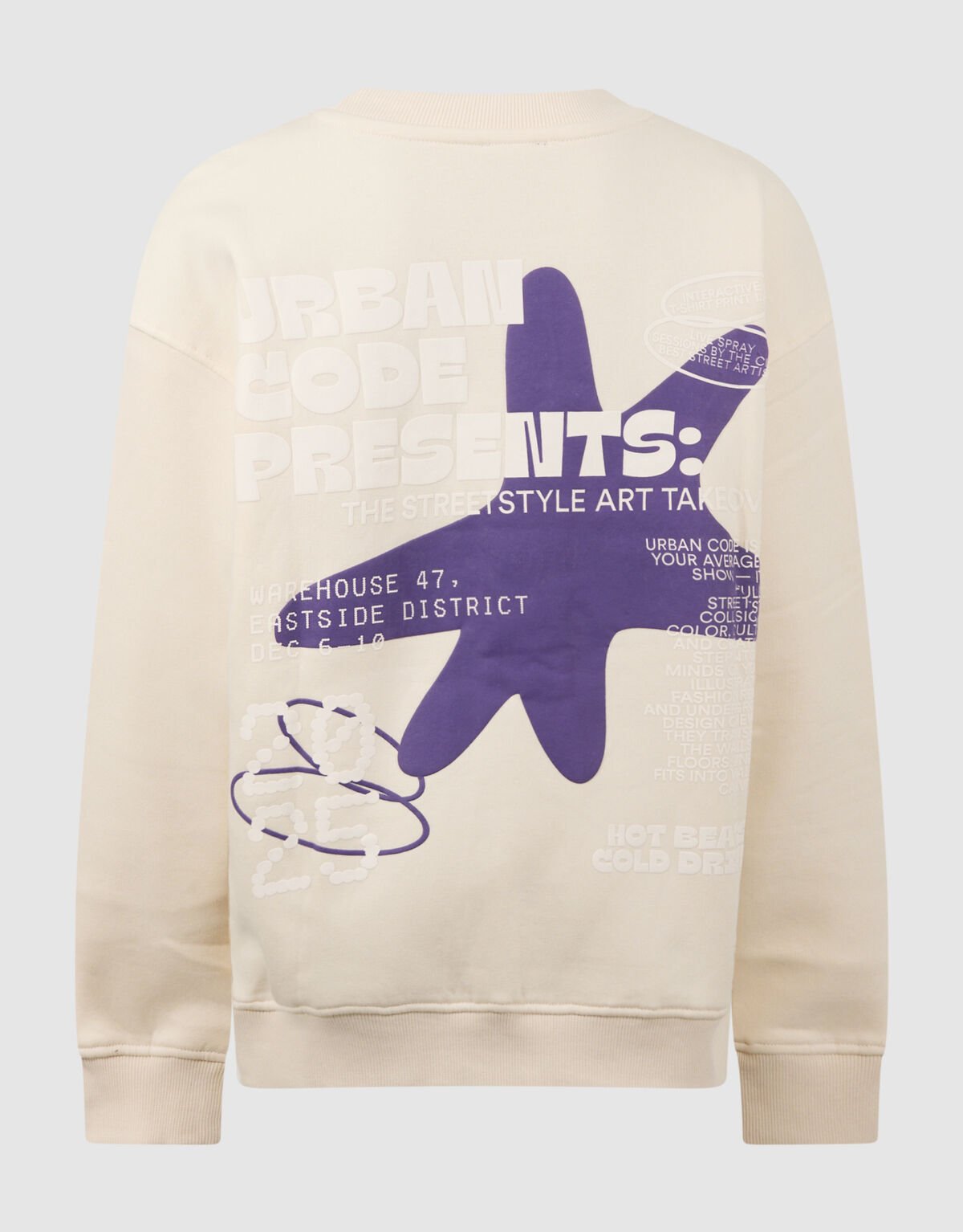 Urban Artwork Sweater Beige SHOEBY BOYS