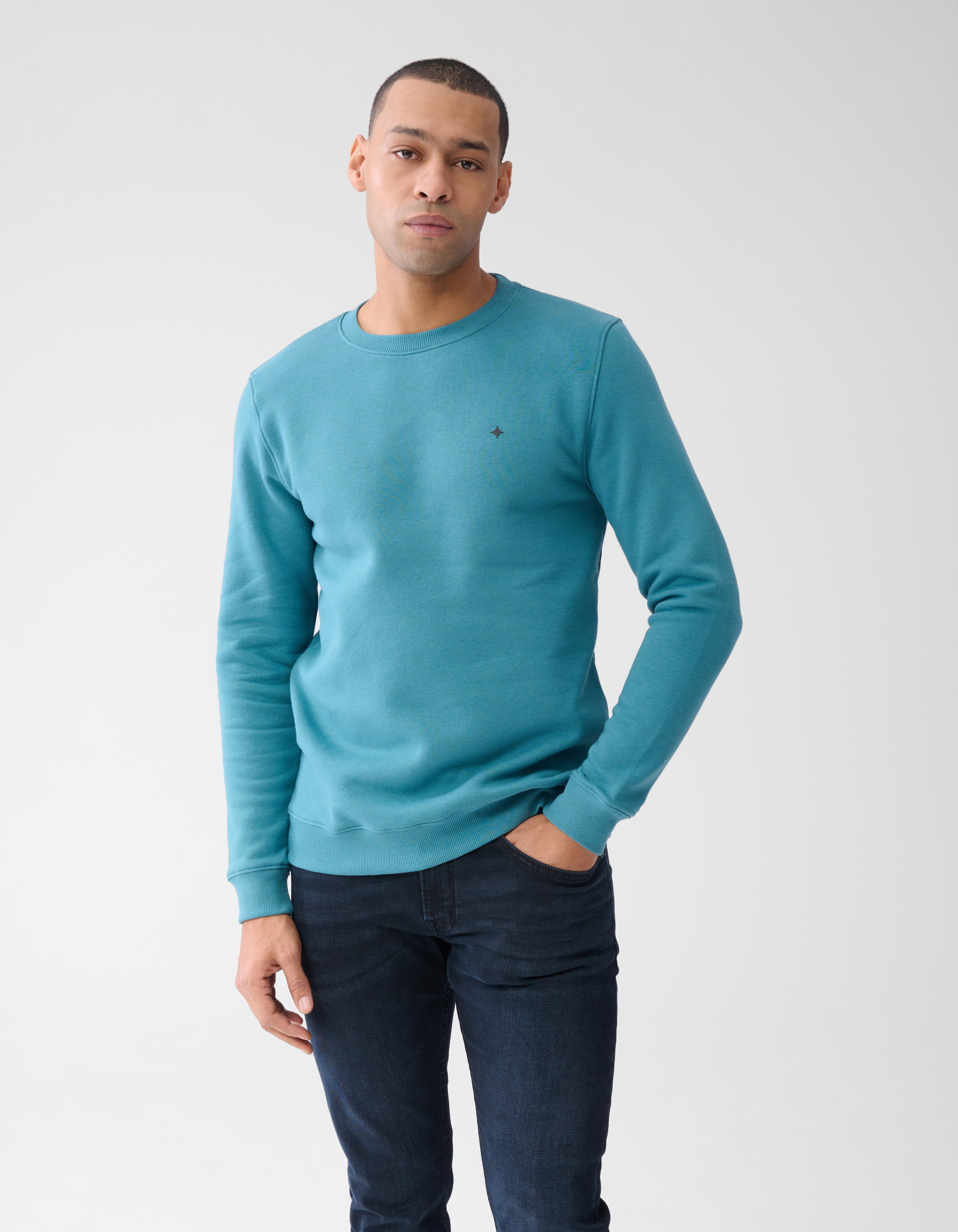 Sparkle Sweater Blauw SHOEBY MEN