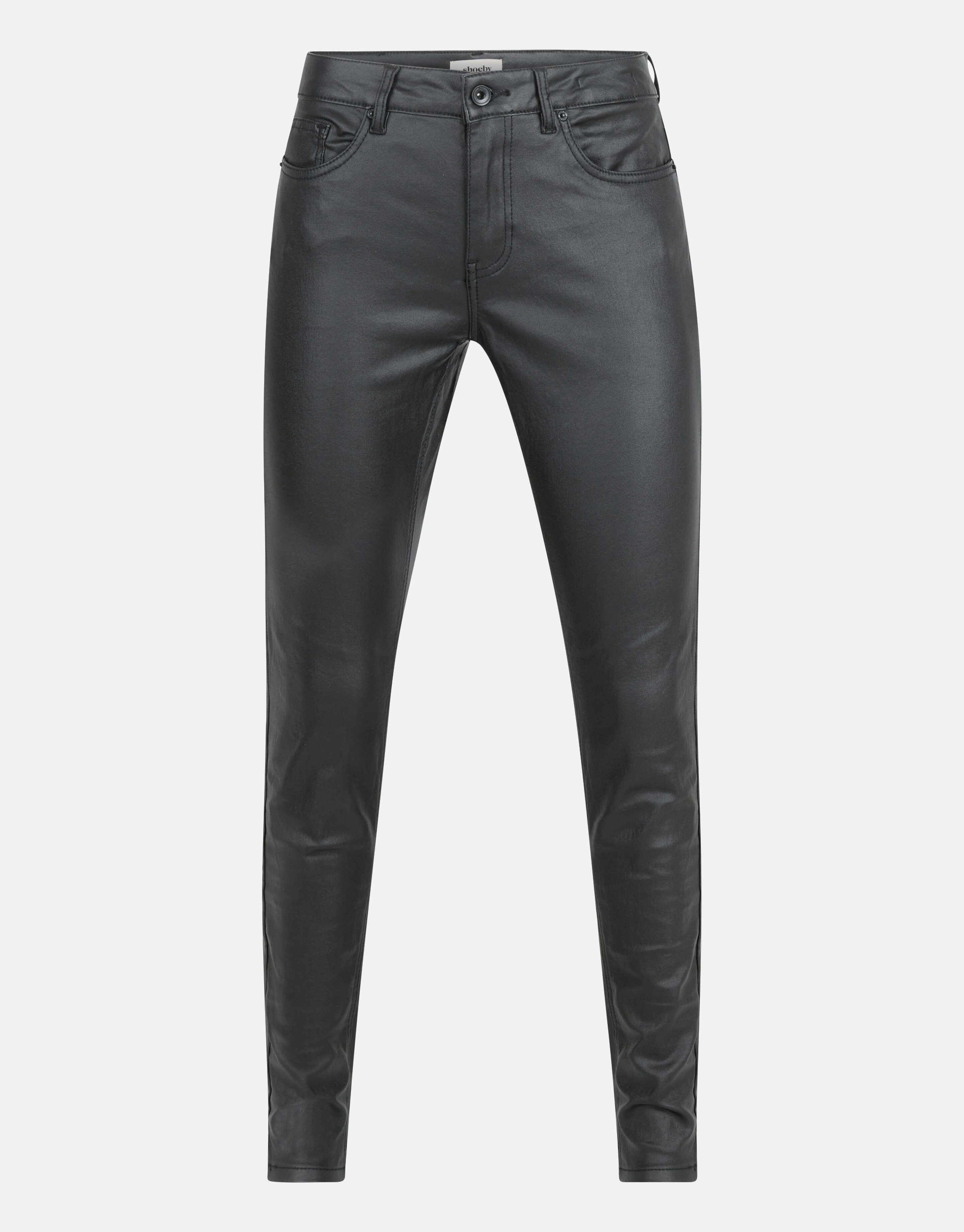Coated Broek Zwart Eksept