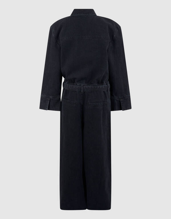 Denim Jumpsuit Zwart SHOEBY GIRLS