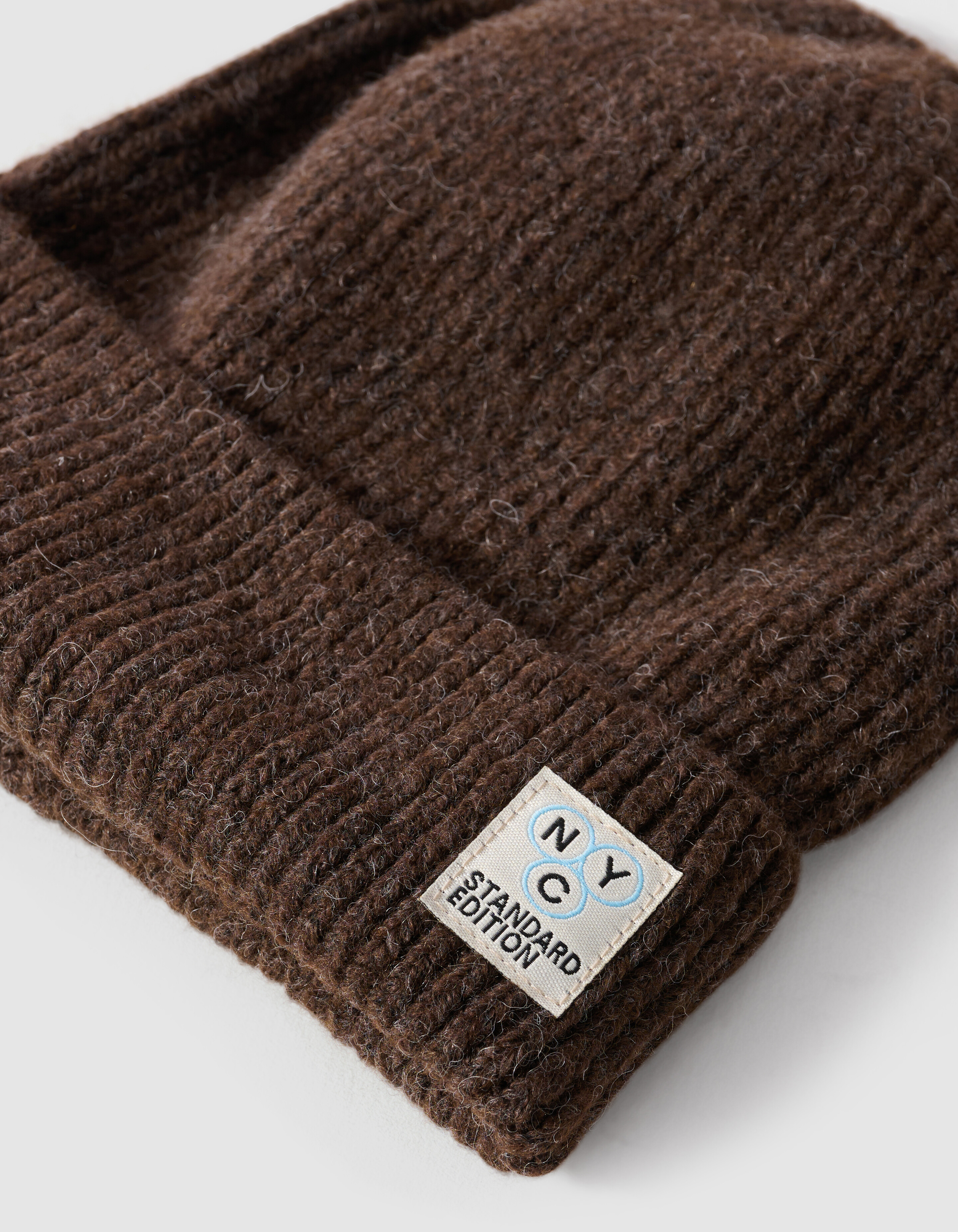 Gebreide Beanie Bruin SHOEBY ACCESSOIRES