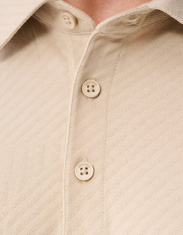 Jacquard Polo Zand SHOEBY MEN