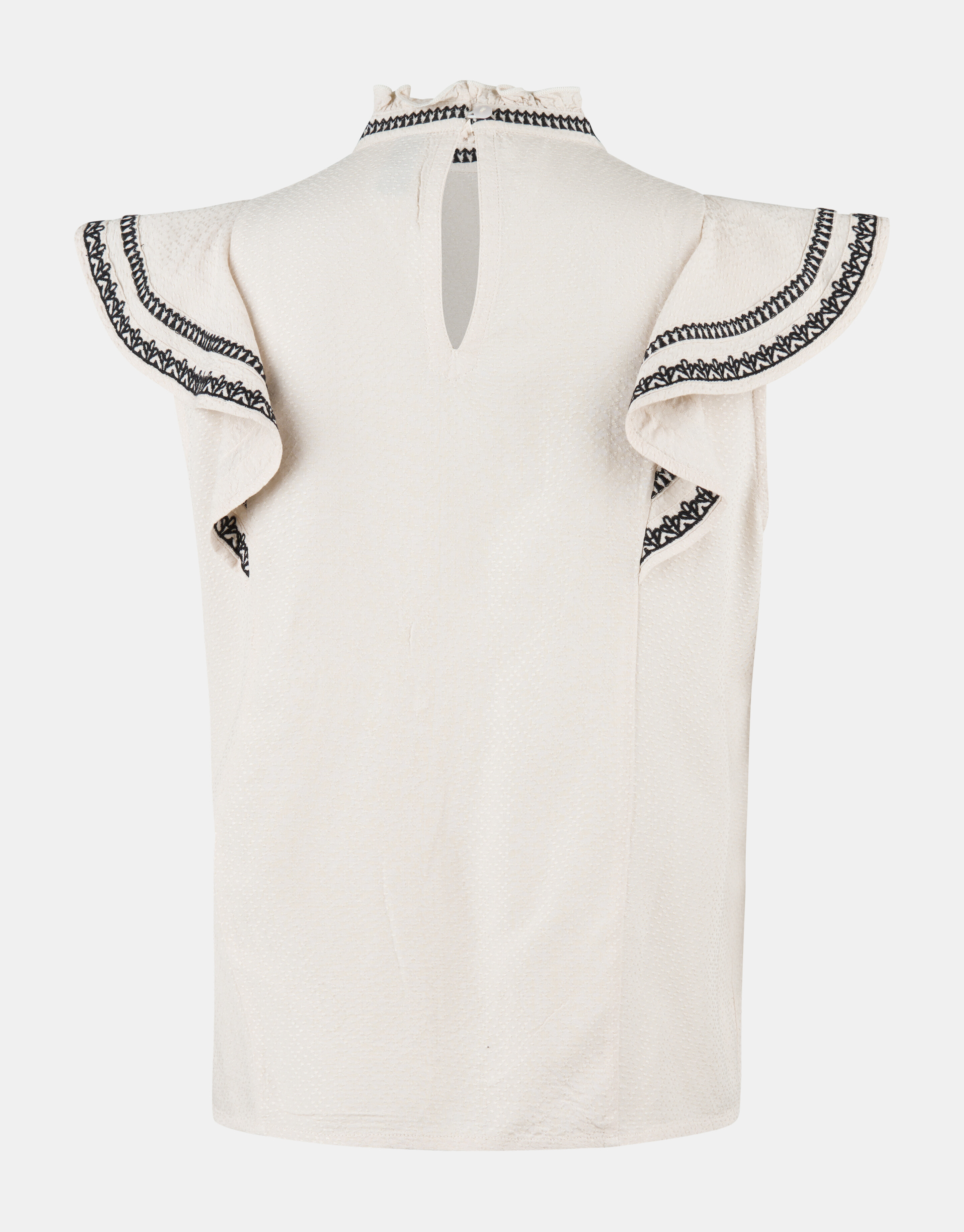 Embroidery Top Gebroken Wit EKSEPT