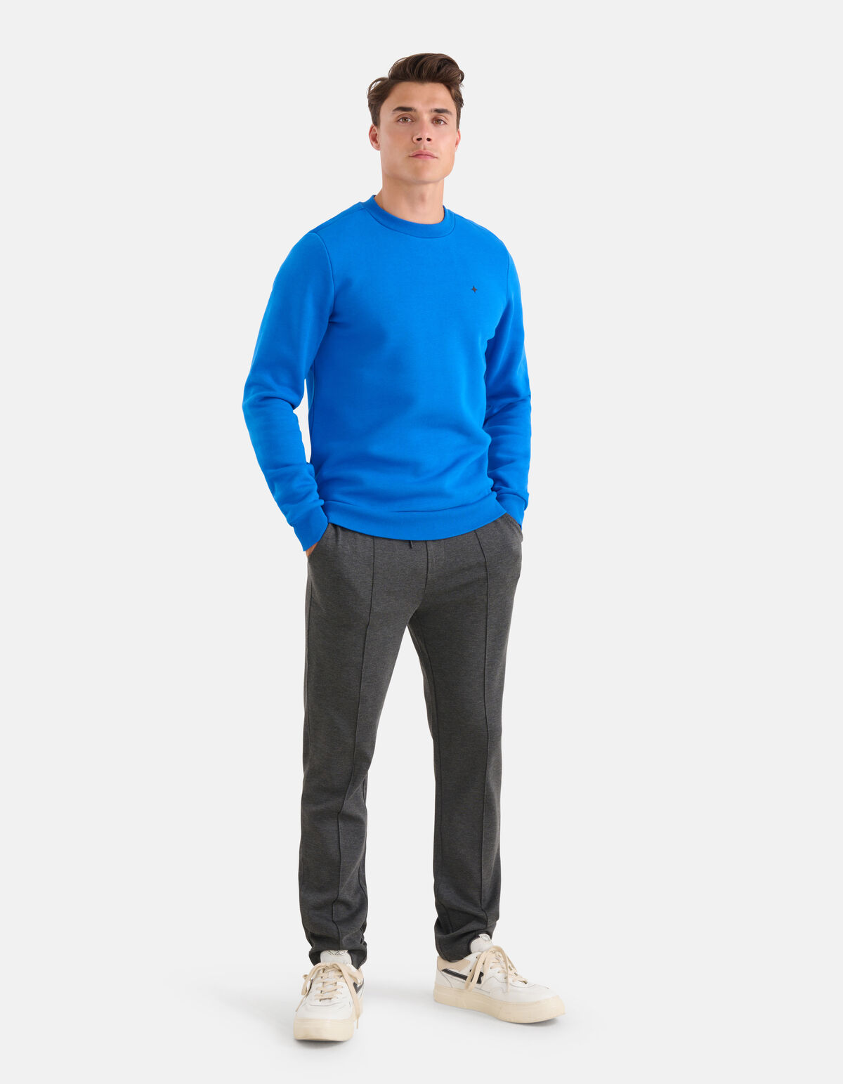 Sparkle Sweater Blauw SHOEBY MEN