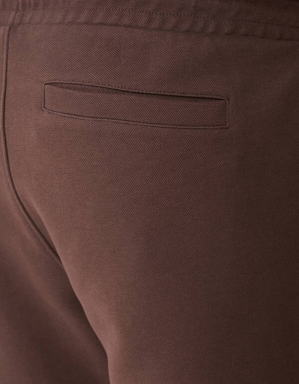 Pique Short Donkerbruin SHOEBY MEN