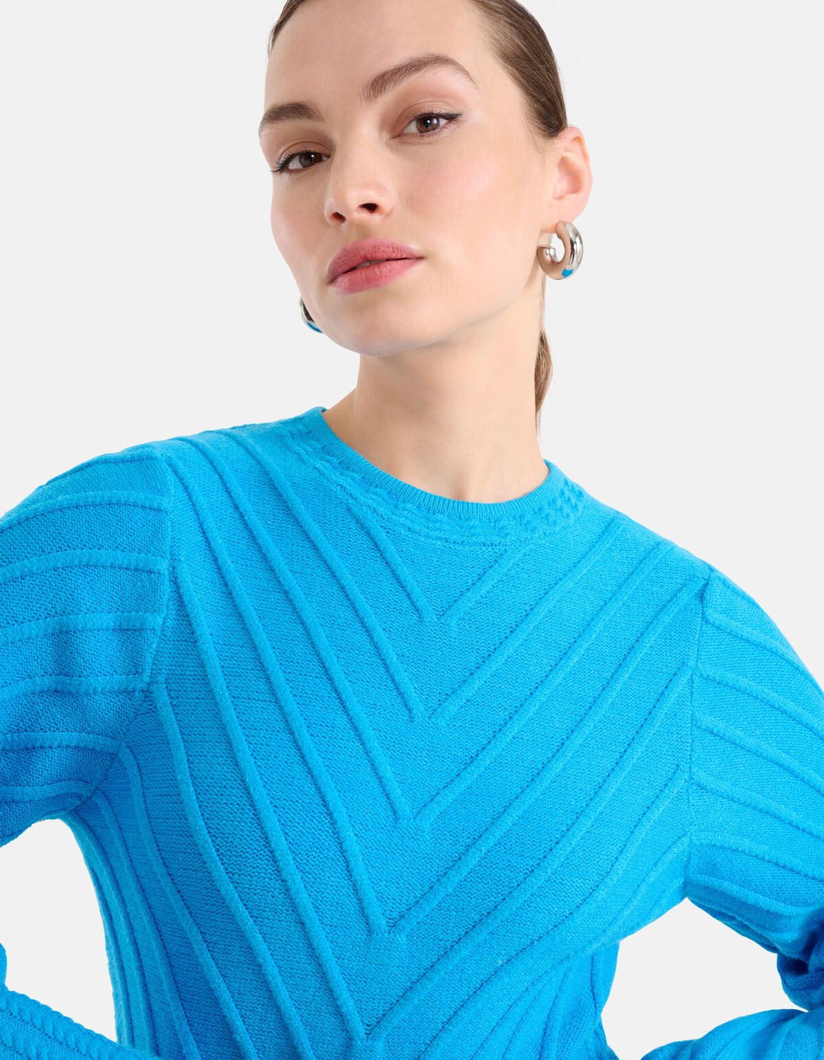 Diagonaal Trui Blauw SHOEBY WOMEN