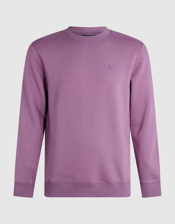 Badge Sweater Paars SHOEBY MEN