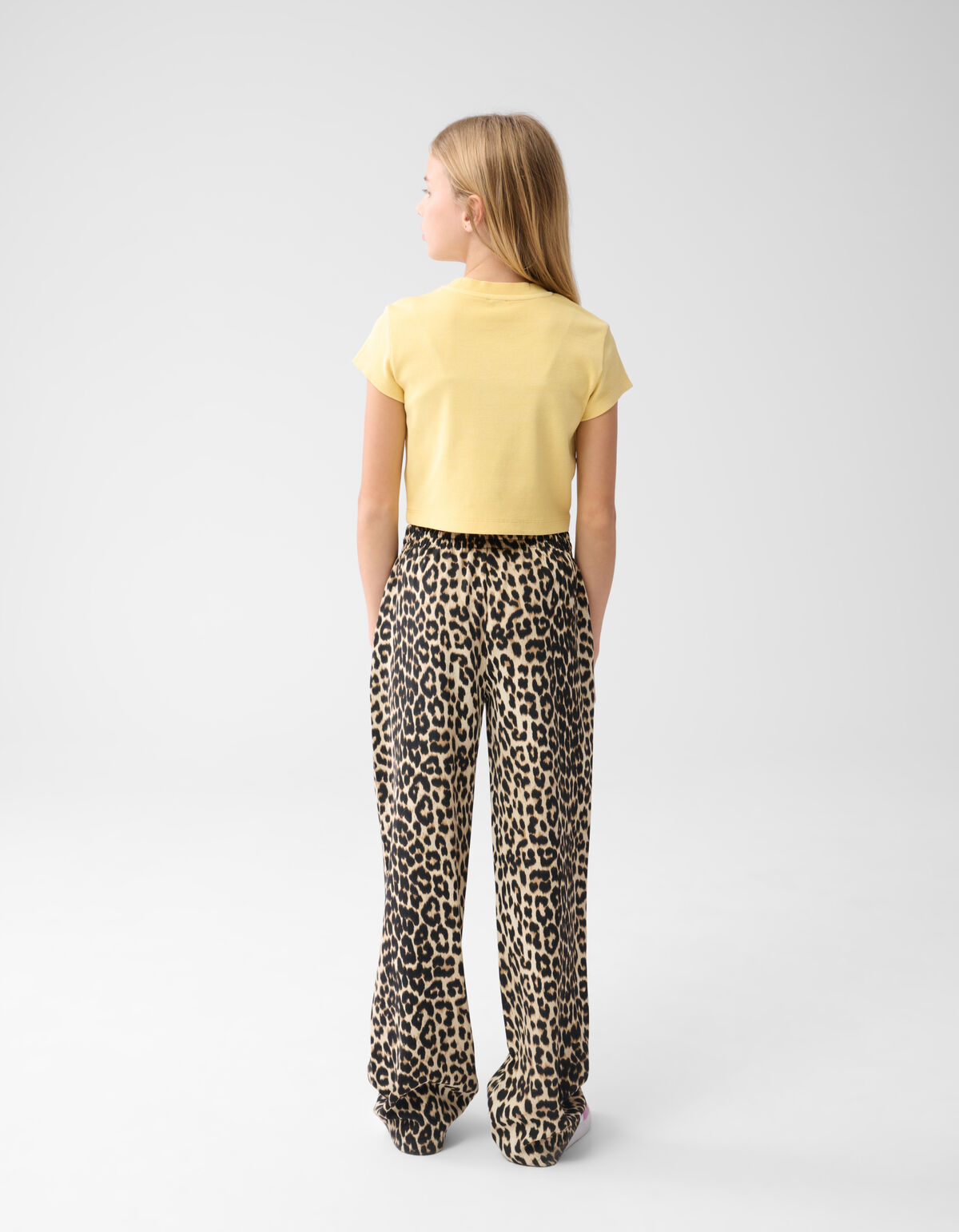 Lemon Crop Top Lichtgeel SHOEBY GIRLS