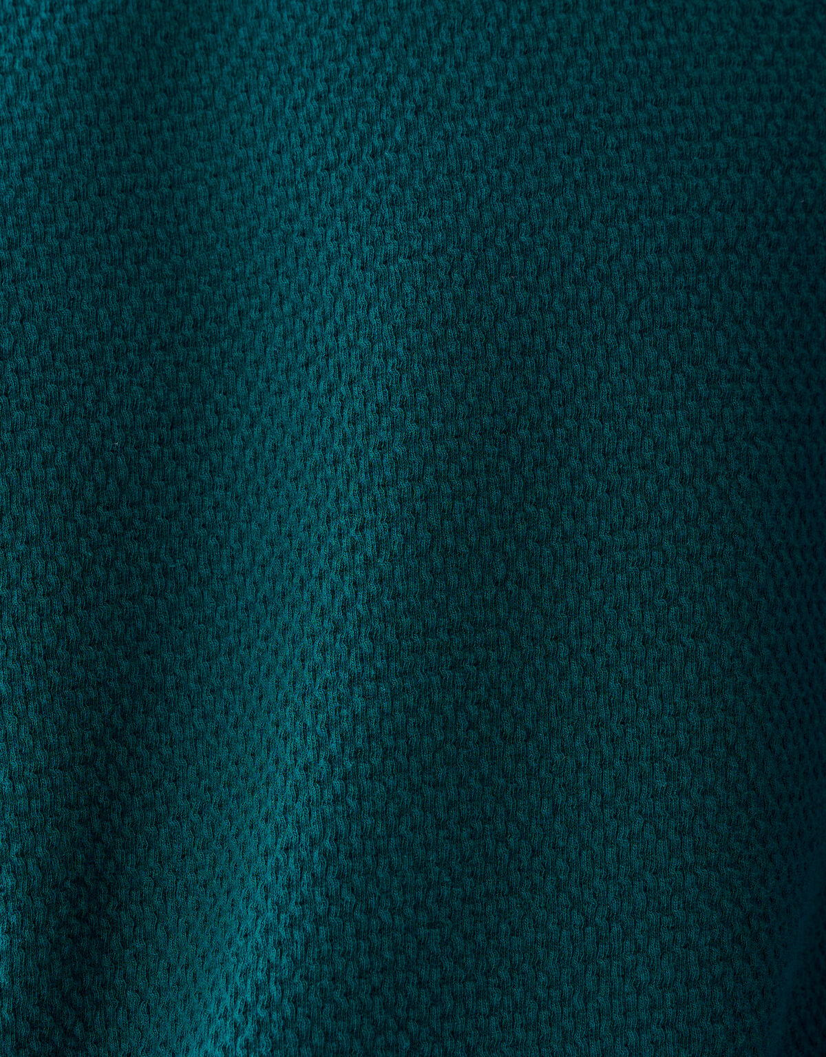 Structuur Jersey Longsleeve Donkergroen SHOEBY MEN