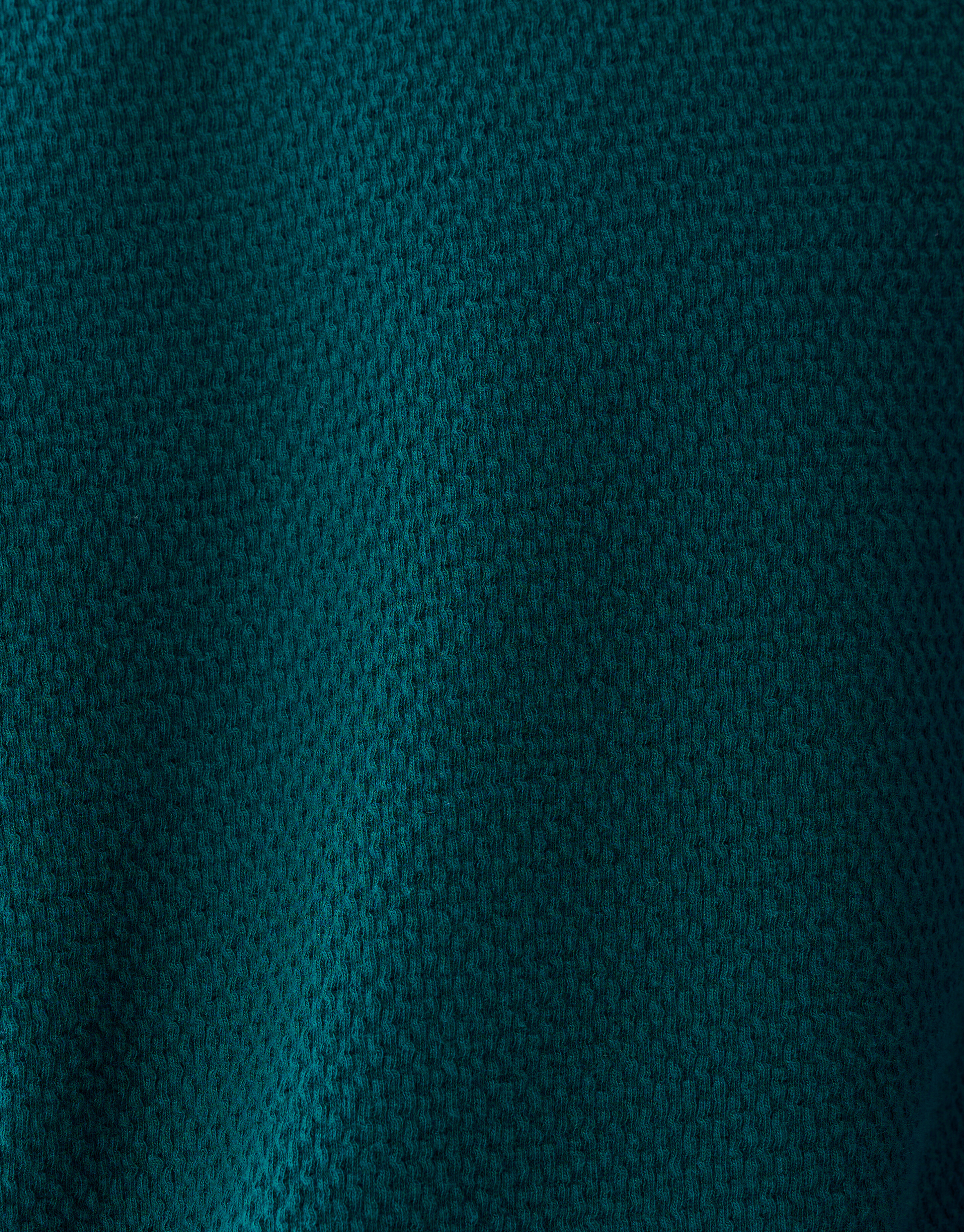 Structuur Jersey Longsleeve Donkergroen SHOEBY MEN