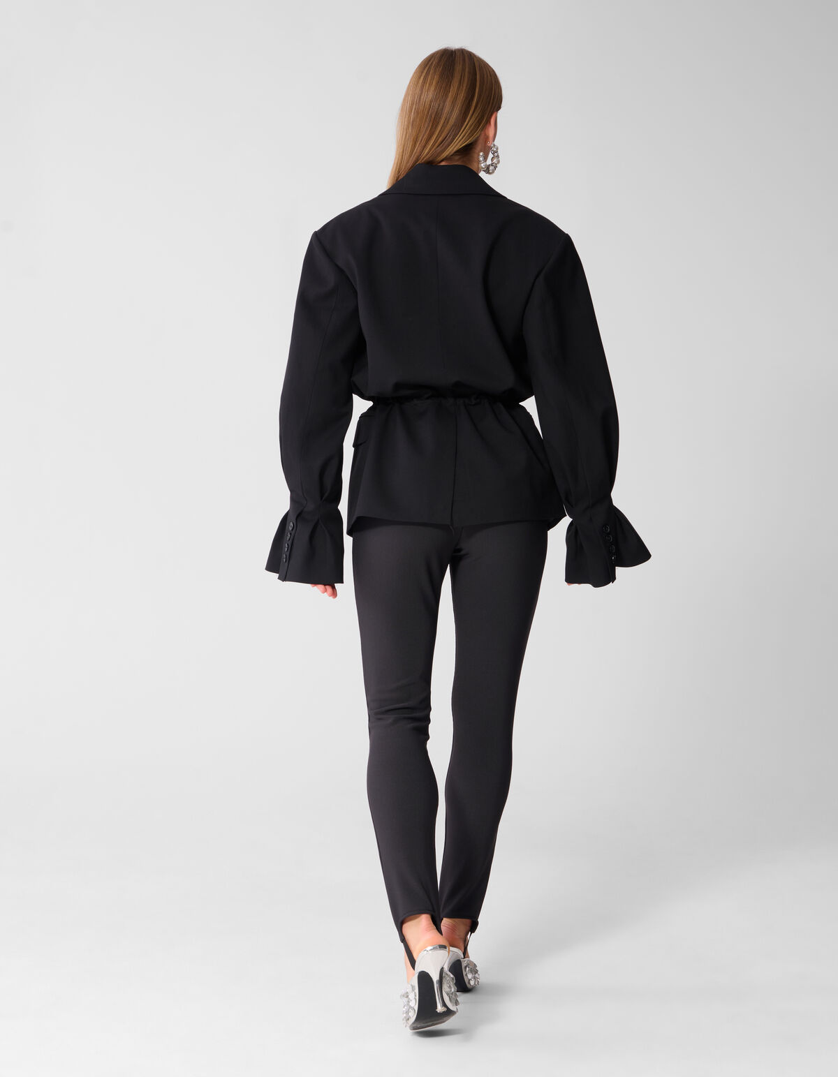 Relaxed Fit Blazer Zwart SHOEBY WOMEN