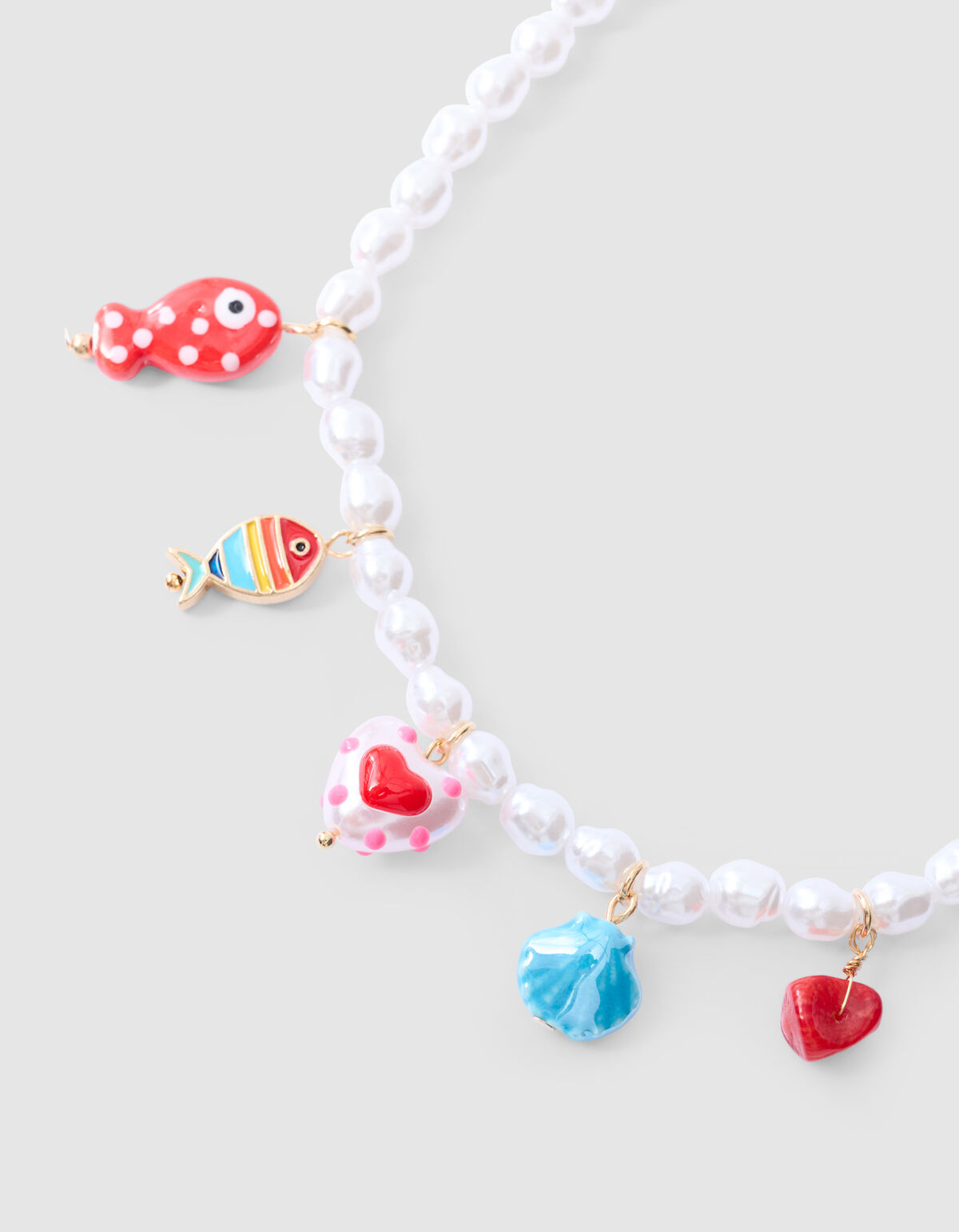 Sea Parel Ketting Wit SHOEBY ACCESSOIRES