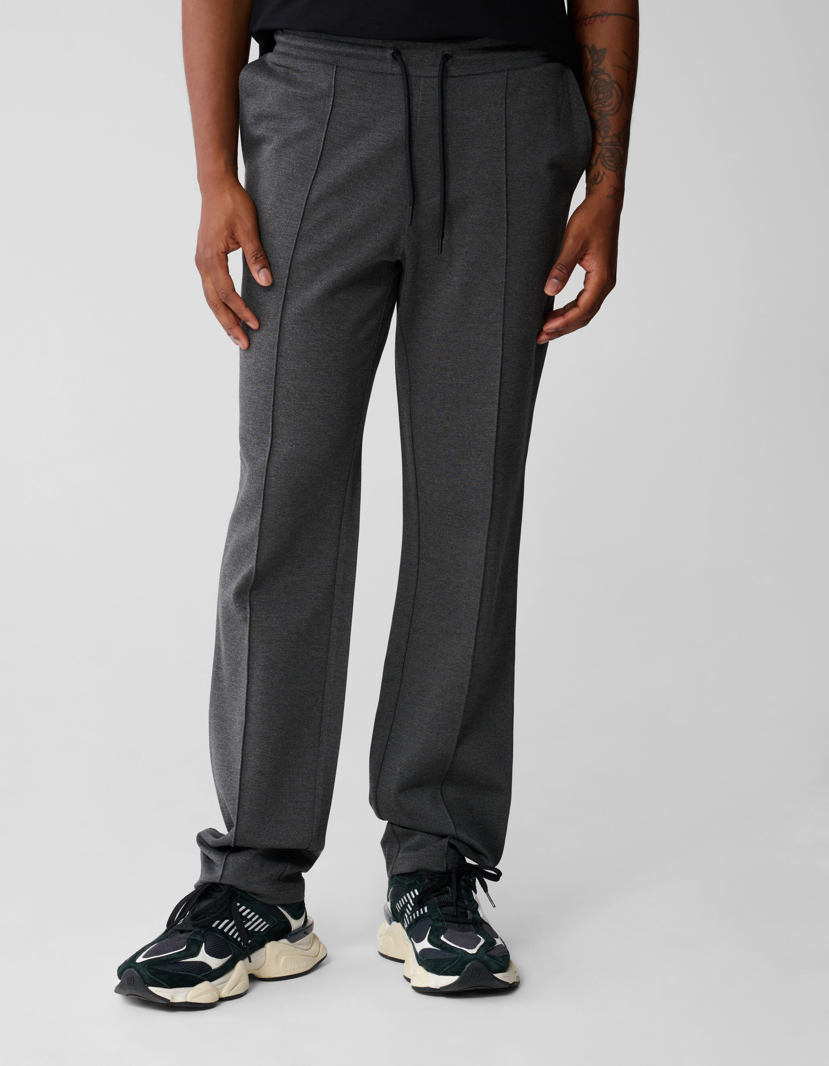 Regular Fit Broek Grijs SHOEBY MEN