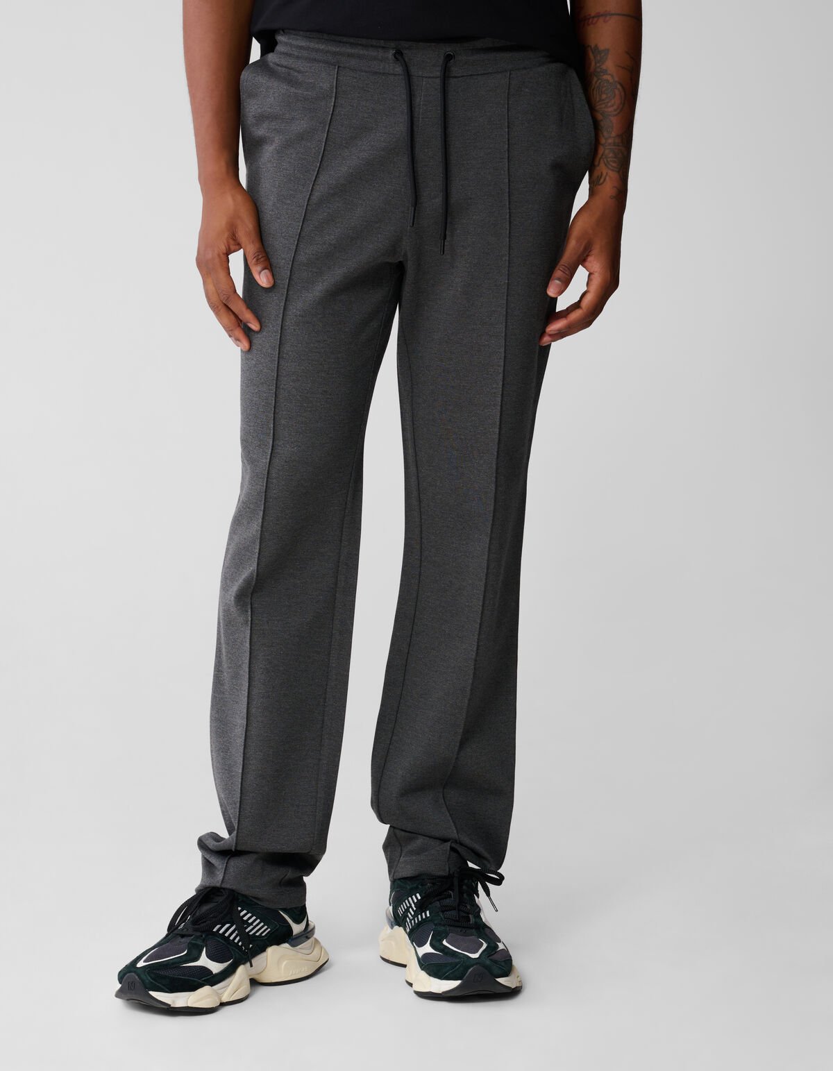 Regular Fit Broek Grijs SHOEBY MEN