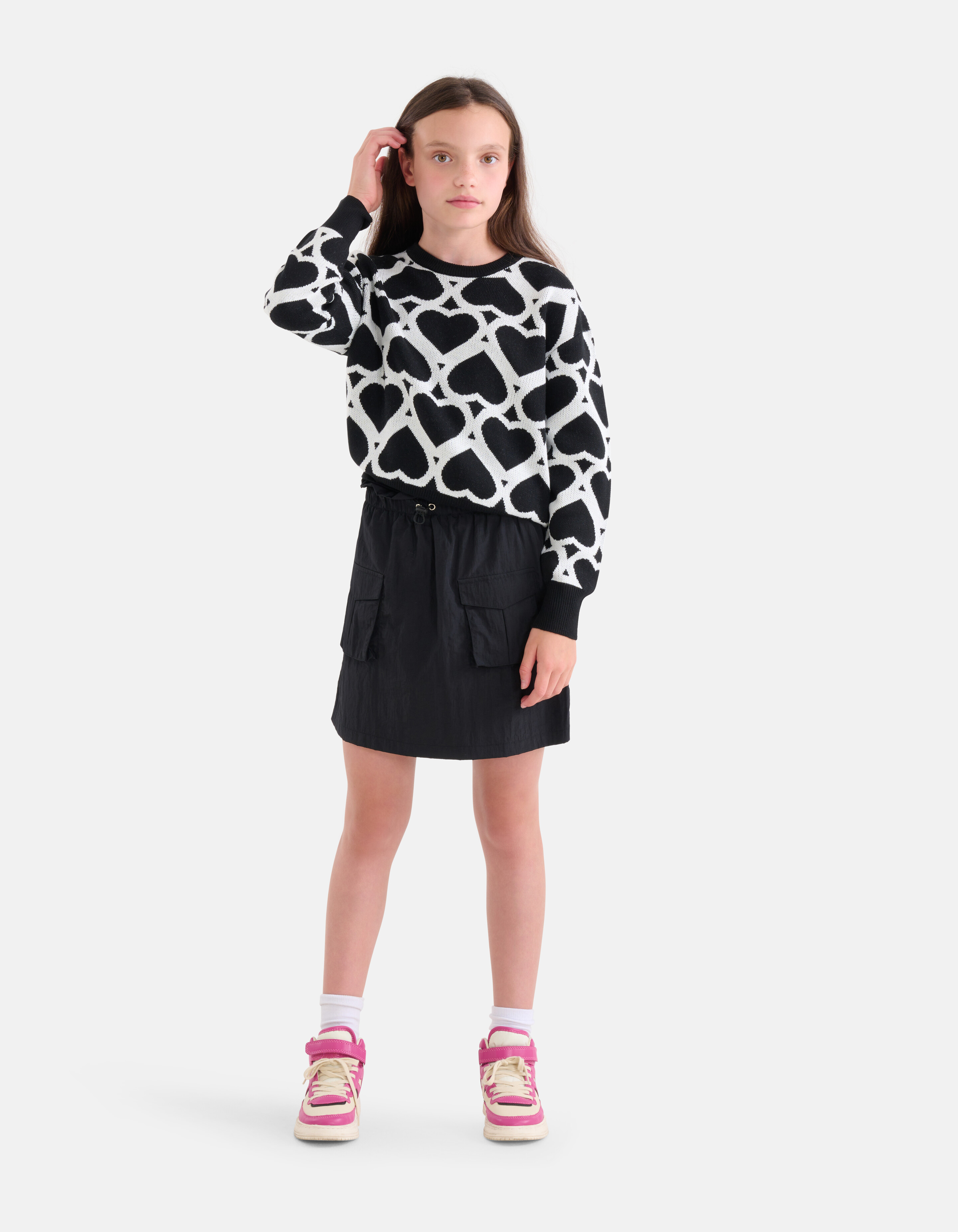 Cargo Parachute Rok Zwart SHOEBY GIRLS