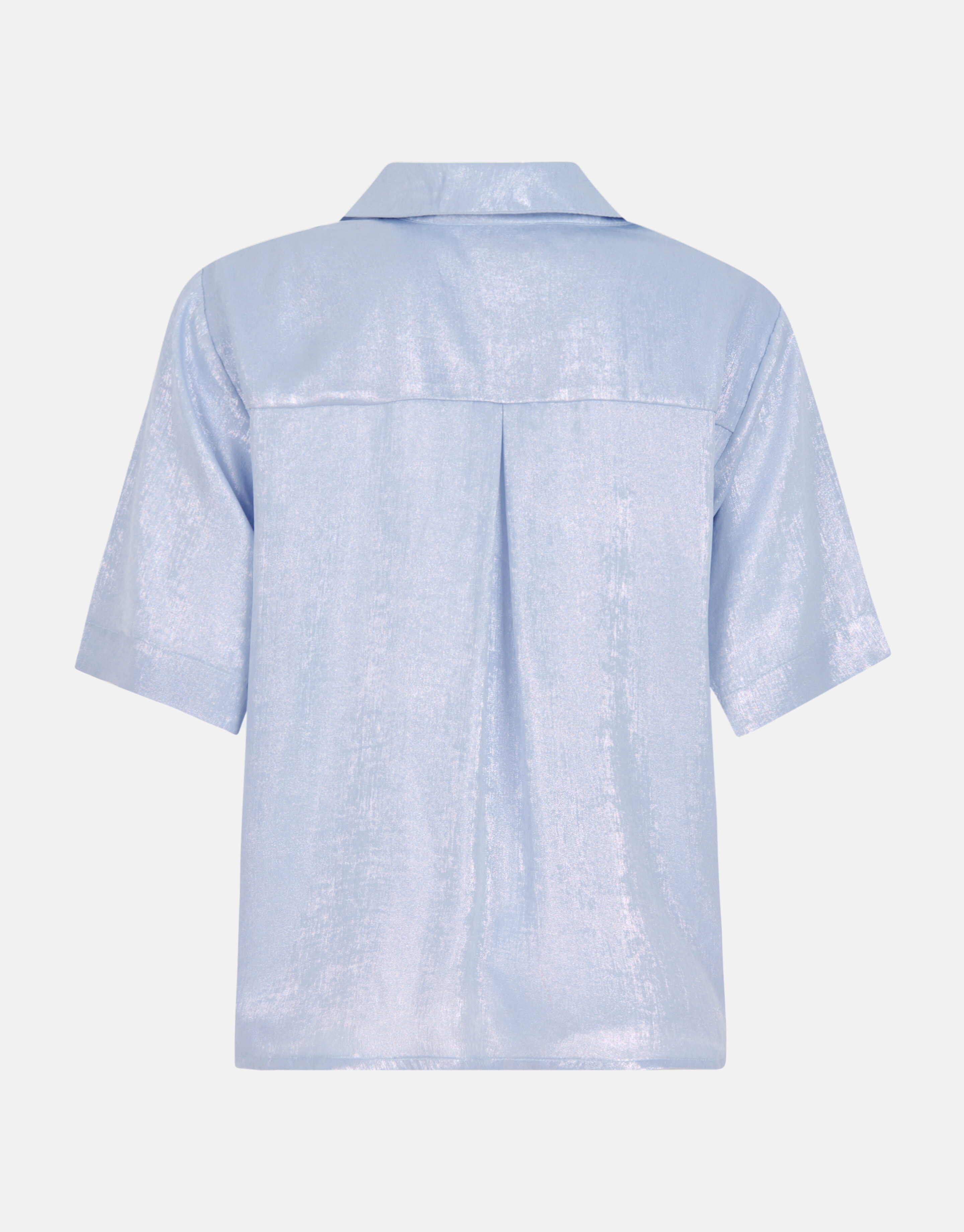 Metallic Top Lichtblauw By Fred SHOEBY WOMEN
