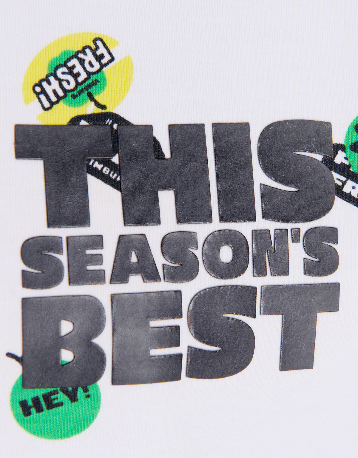 Heavy Printed T-shirt Wit SHOEBY BOYS