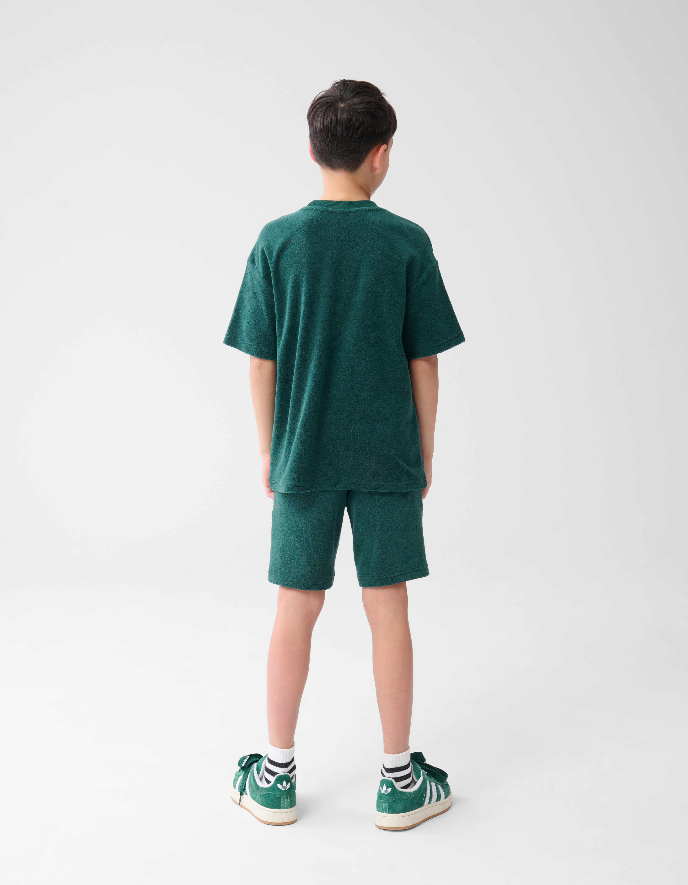 Towling Short Donkergroen SHOEBY BOYS