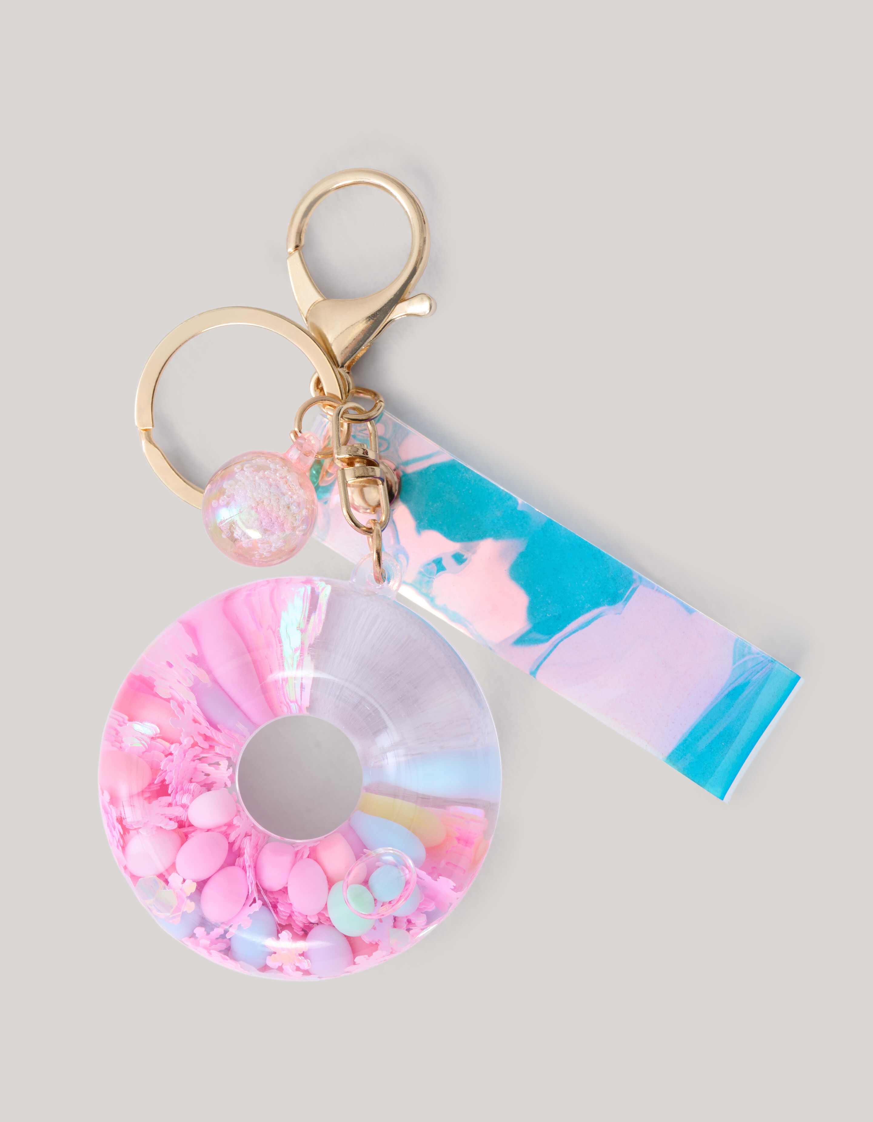 Donut Sleutelhanger Roze SHOEBY ACCESSOIRES