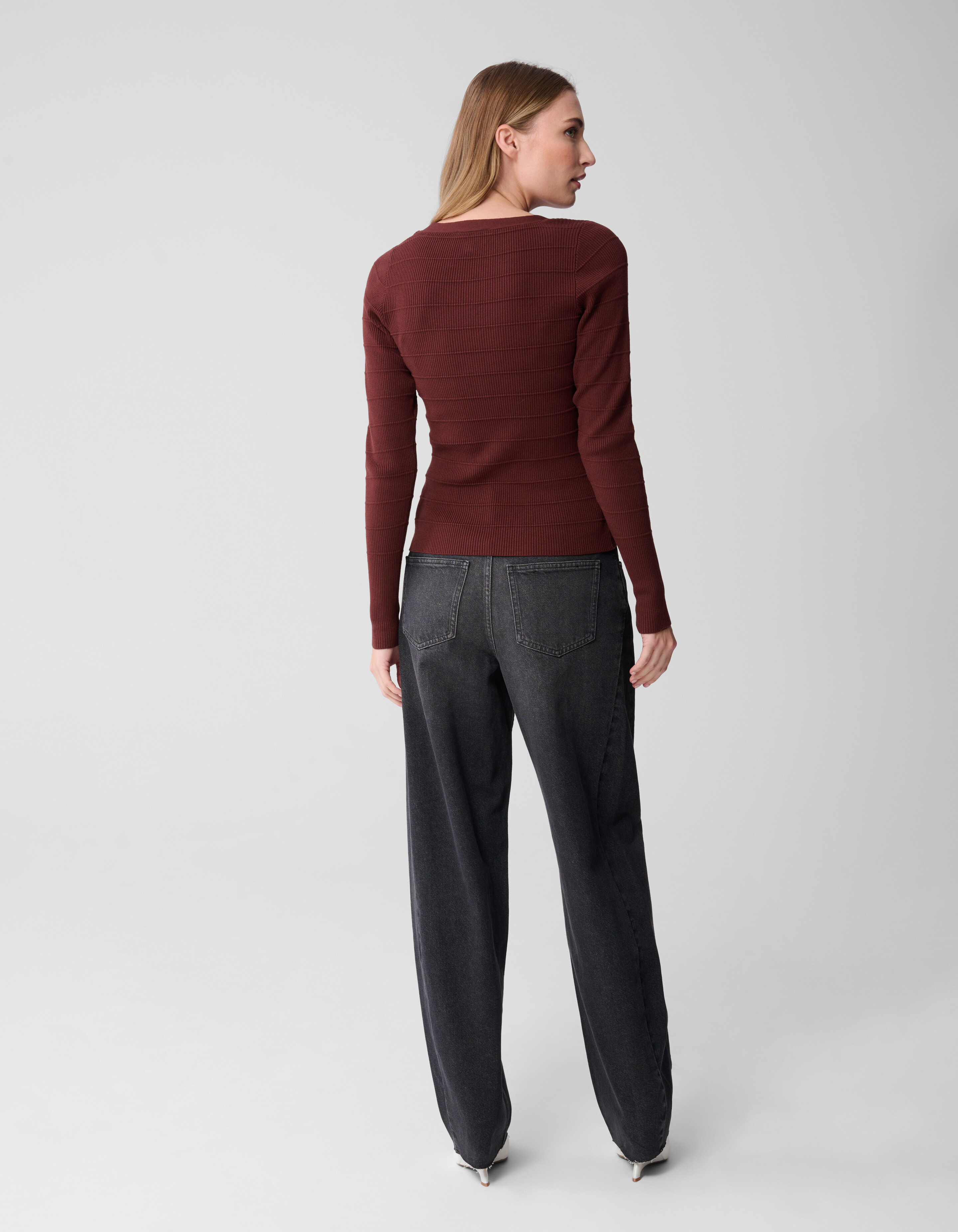 Button Vest Bruin SHOEBY WOMEN