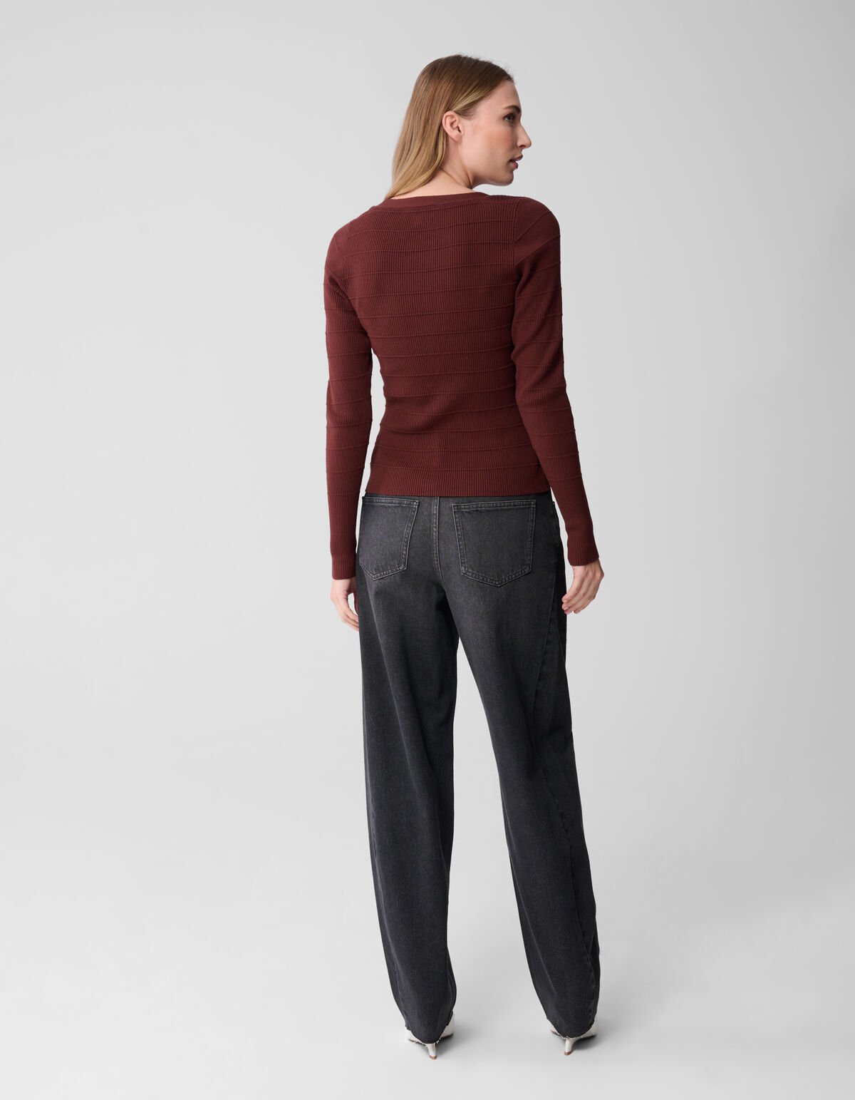 Button Vest Bruin SHOEBY WOMEN