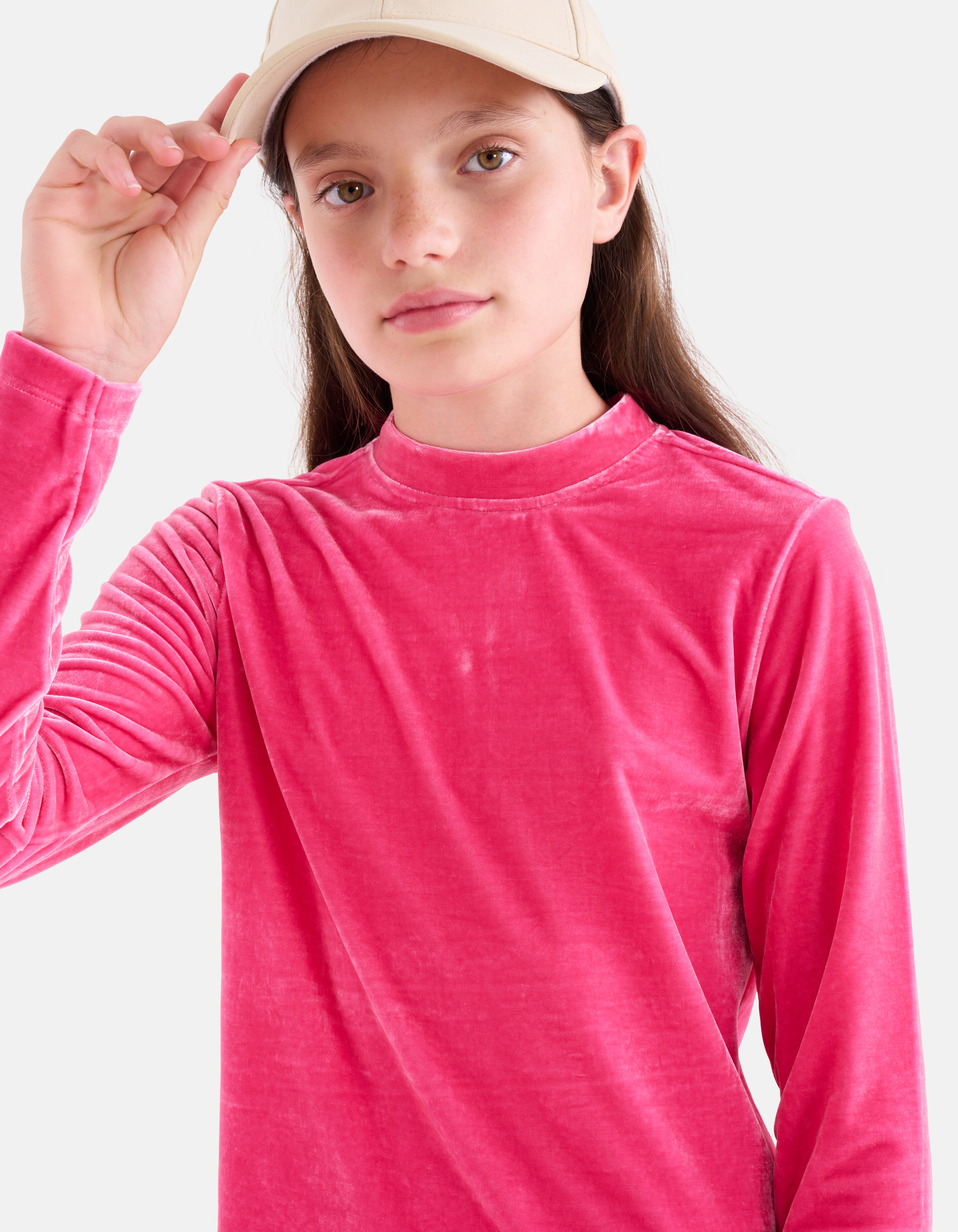 Velvet Top Roze SHOEBY GIRLS