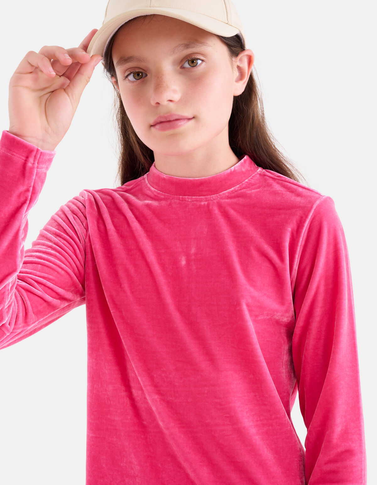 Velvet Top Roze SHOEBY GIRLS