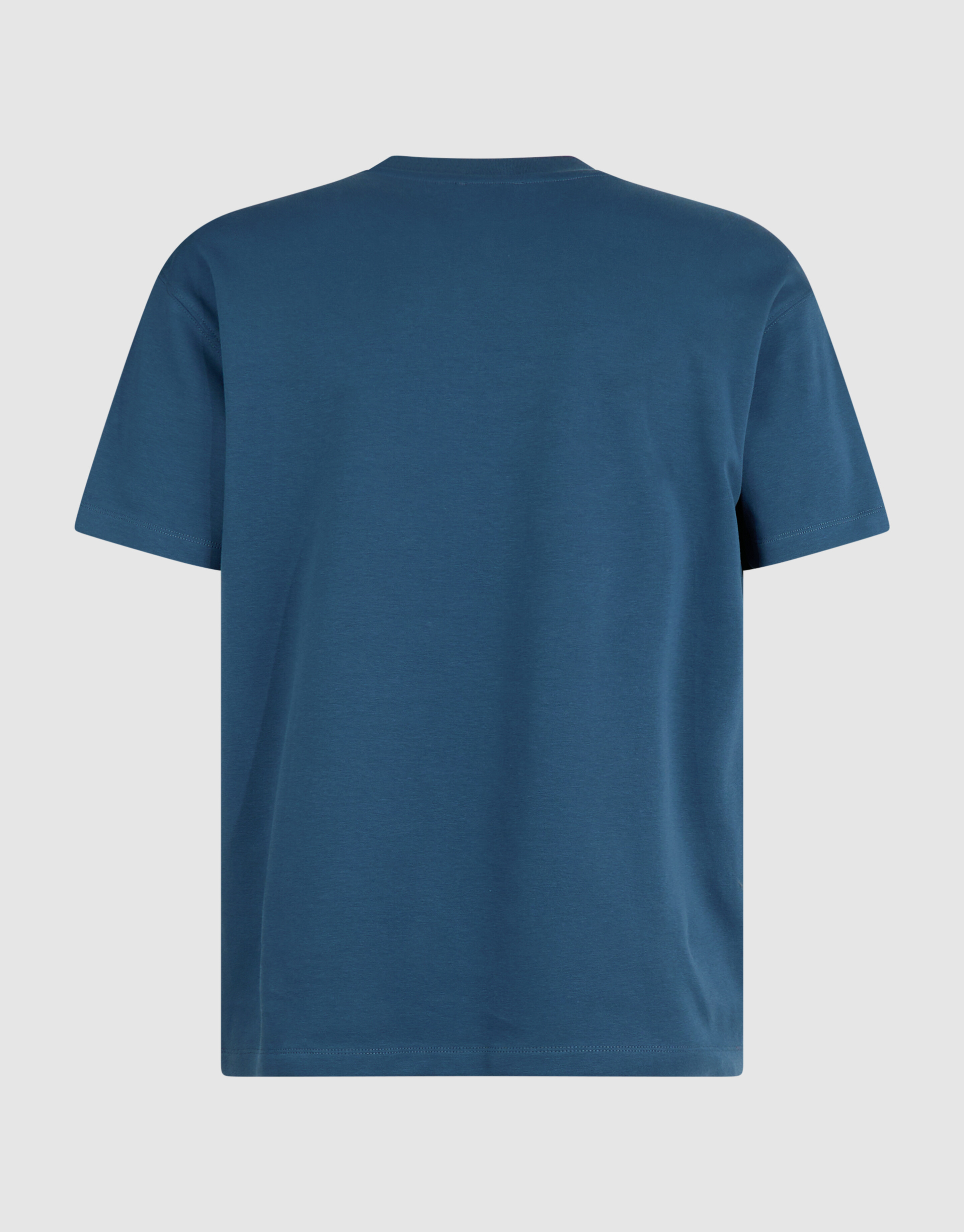 Basis Label T-shirt Blauw SHOEBY MEN