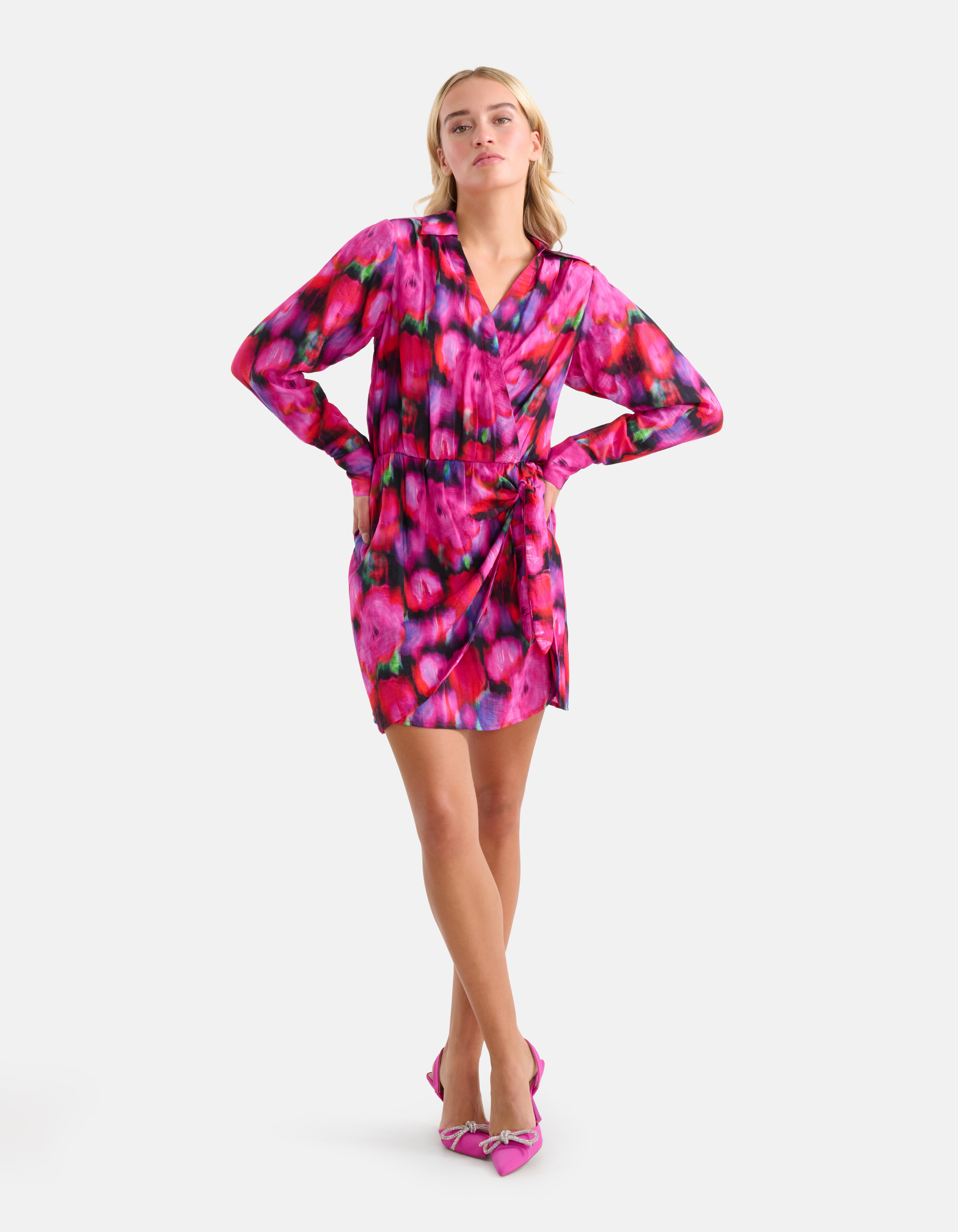 Printed Jurk Roze By Lizzy SHOEBY WOMEN