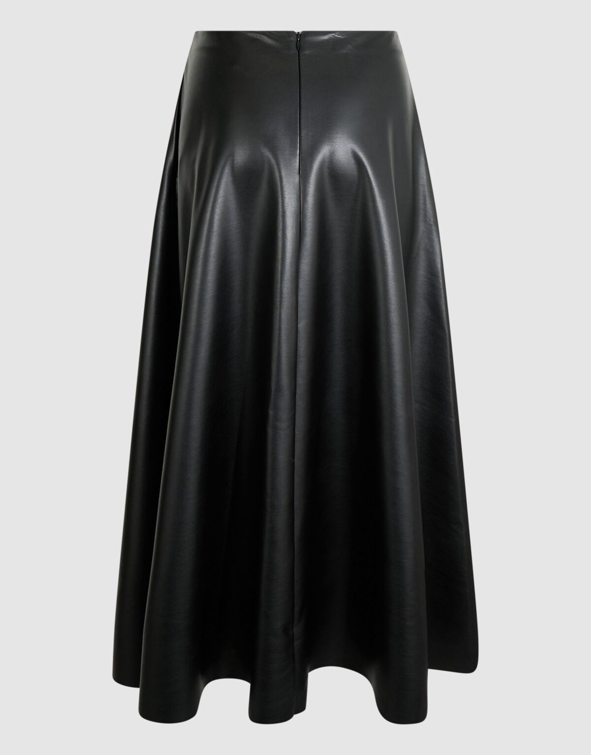Vegan Leren Maxi Rok Zwart SHOEBY WOMEN