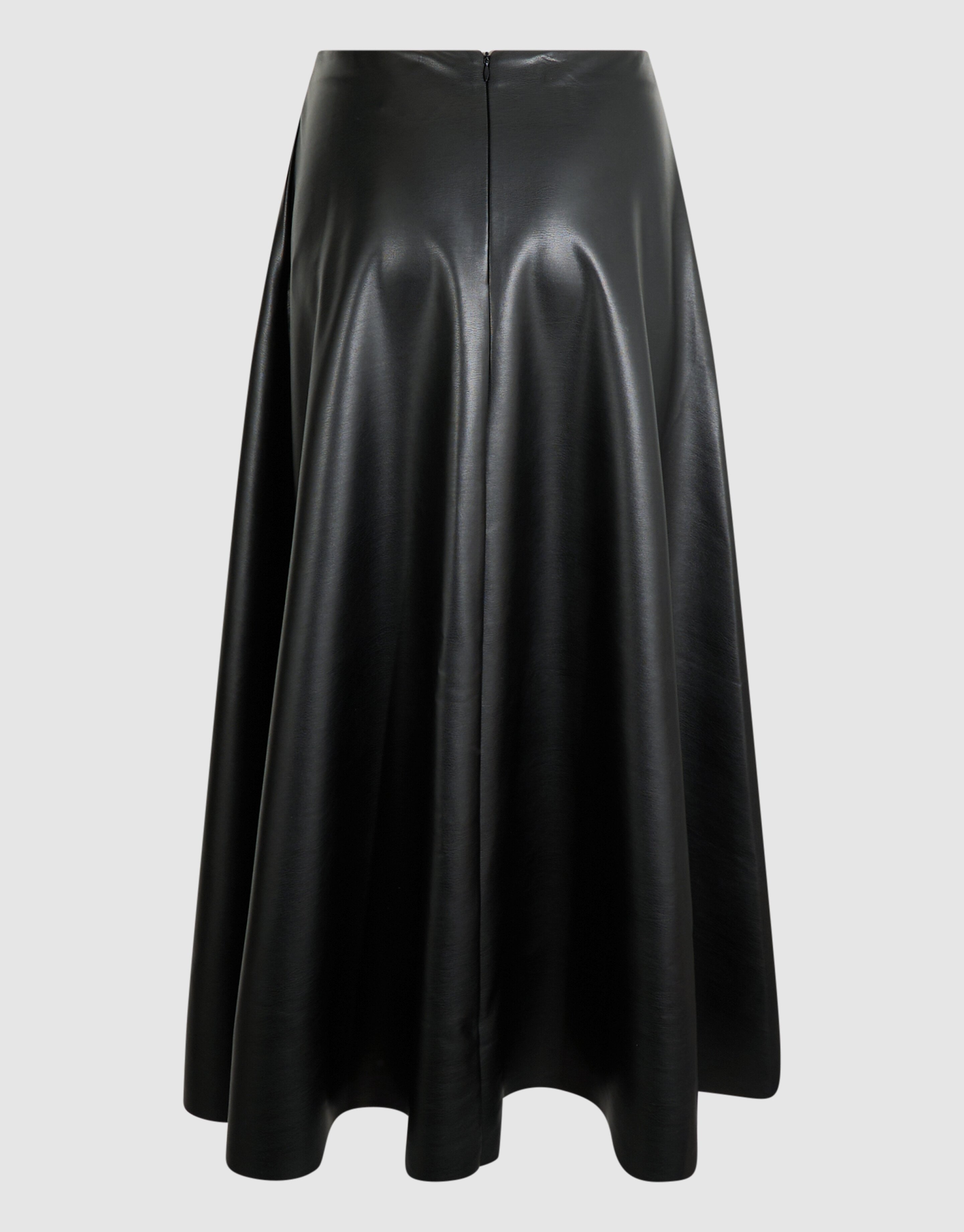 Vegan Leren Maxi Rok Zwart SHOEBY WOMEN
