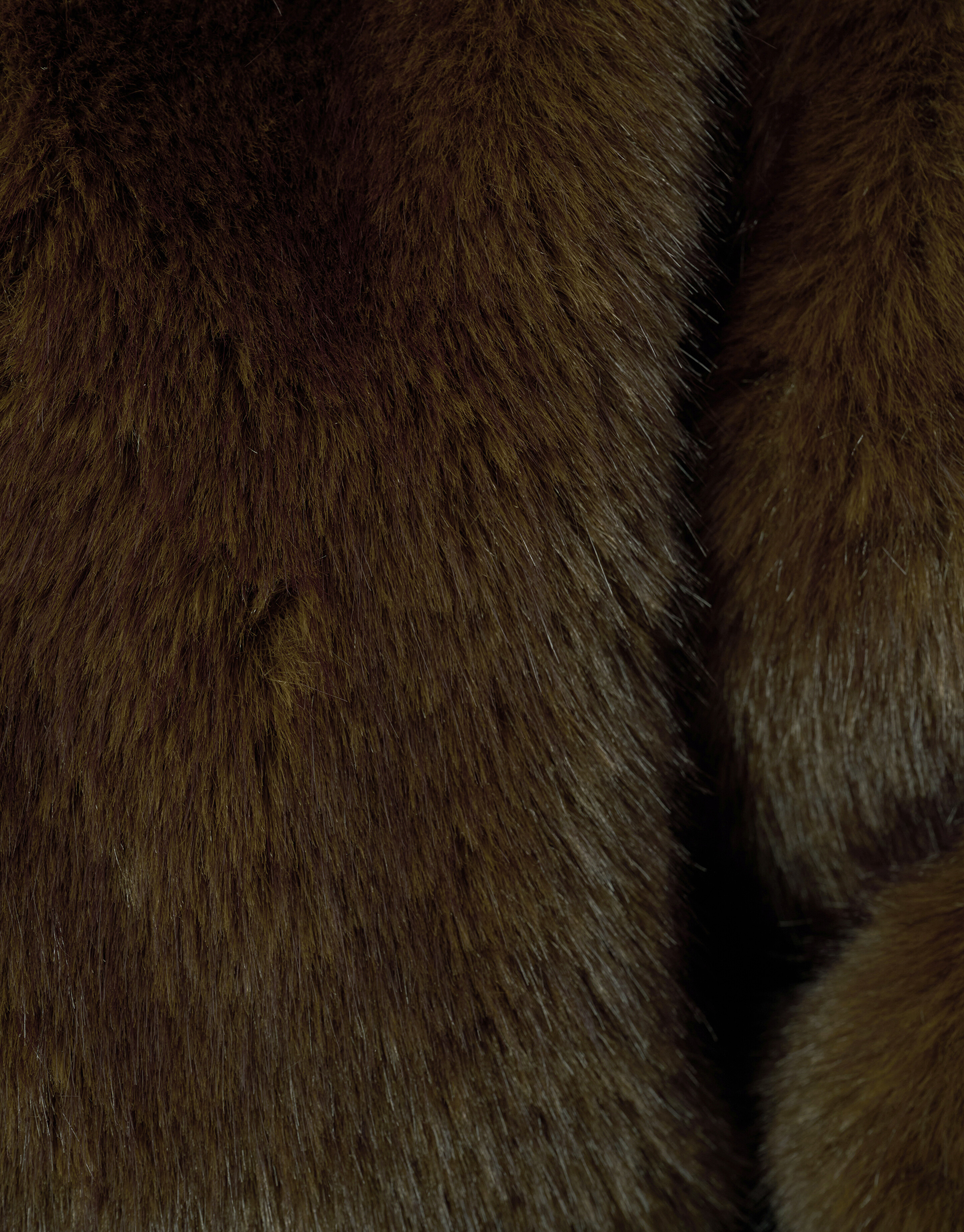 Faux Fur Jack Donkerbruin By Monica SHOEBY WOMEN