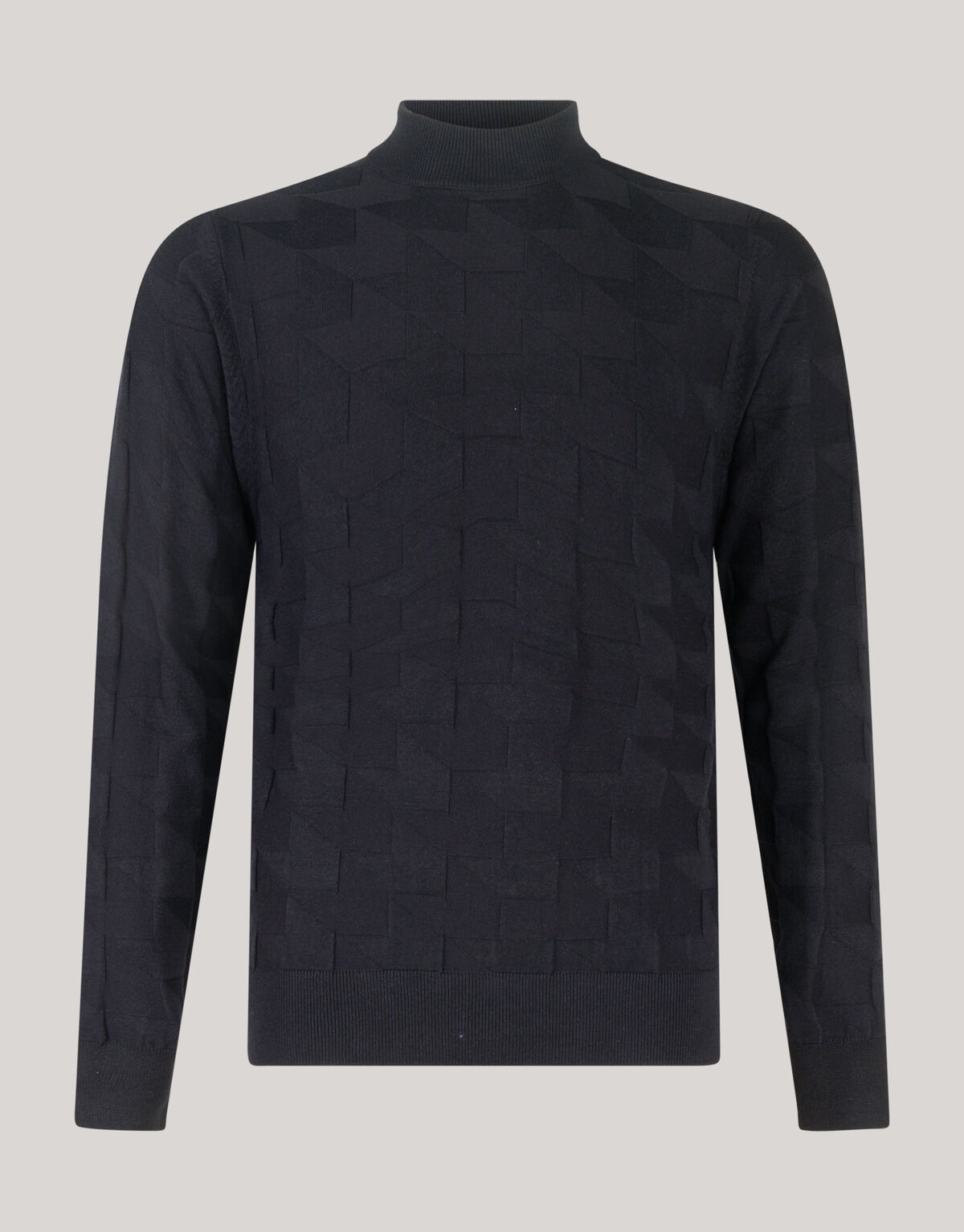 Pied De Poule Trui Zwart SHOEBY MEN