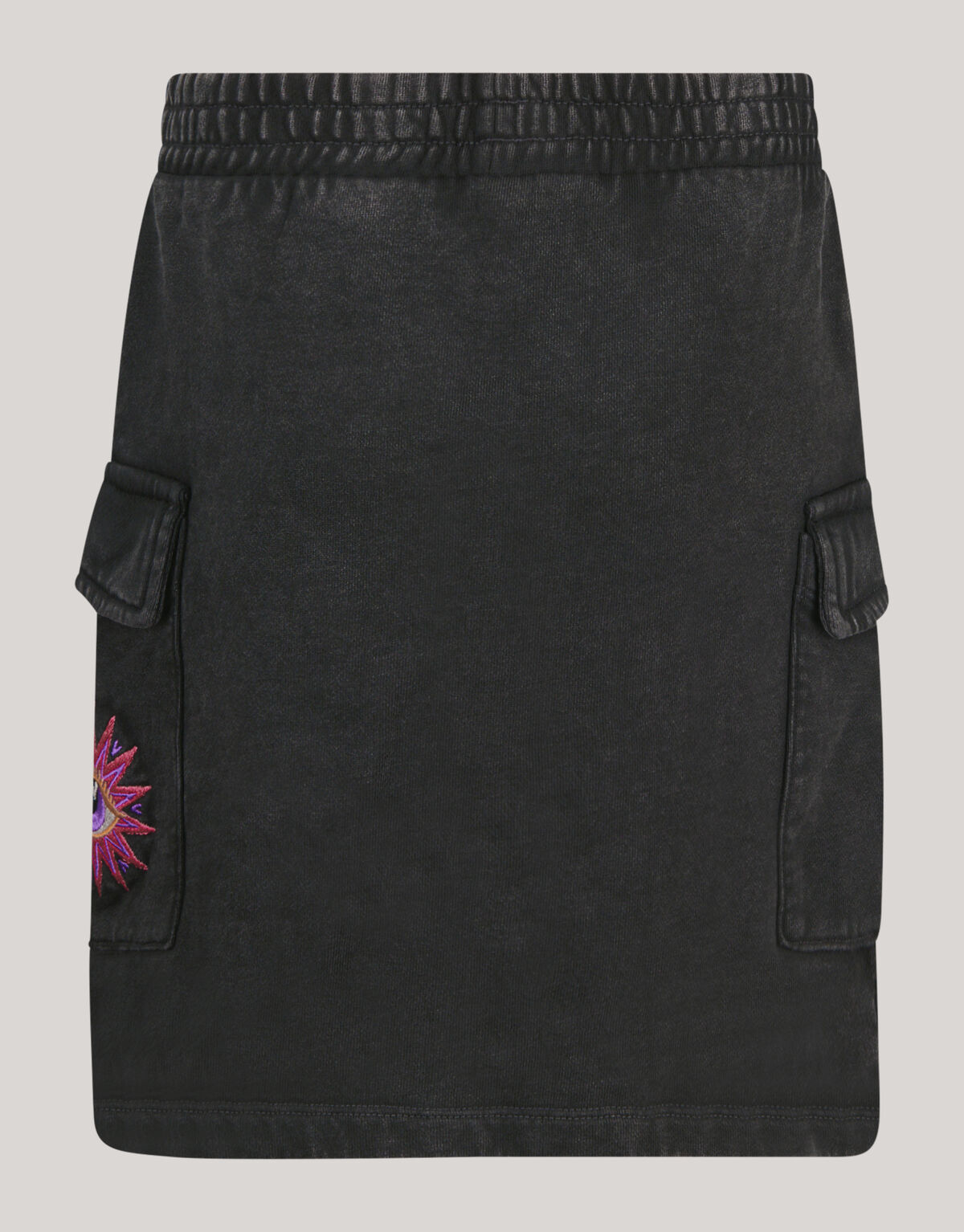 Washed Denim Rok Donkergrijs SHOEBY GIRLS