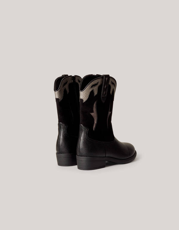 Cowboylaarzen Zwart SCHOENEN SHOEBY