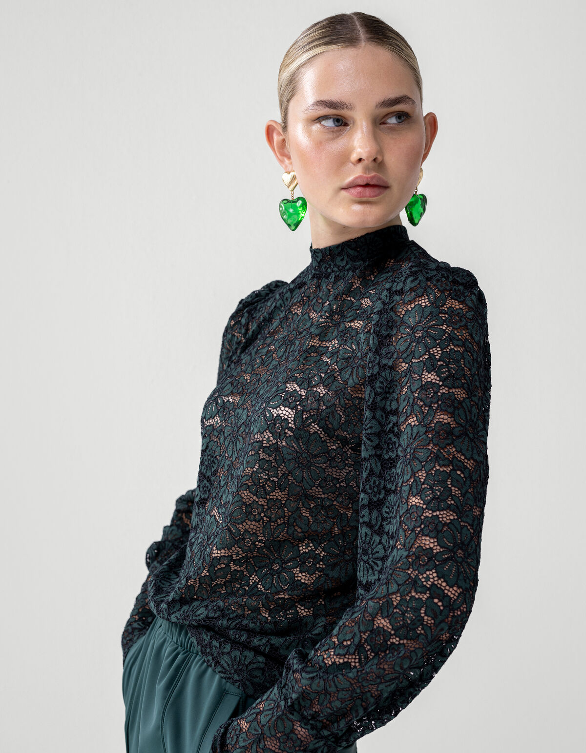 Travel Broek Donkergroen SHOEBY WOMEN