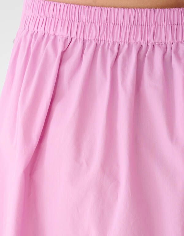 Poplin Studs Maxi Rok Roze SHOEBY WOMEN