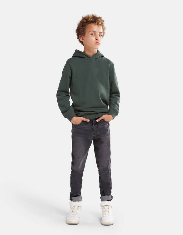 Tapered Jeans Donkergrijs SHOEBY BOYS