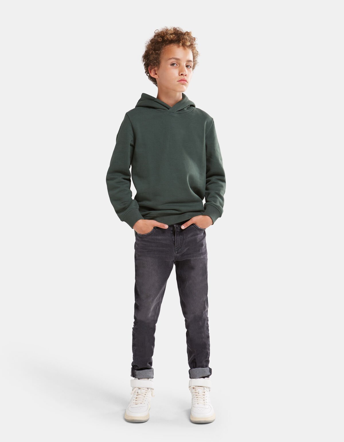 Tapered Jeans Donkergrijs SHOEBY BOYS