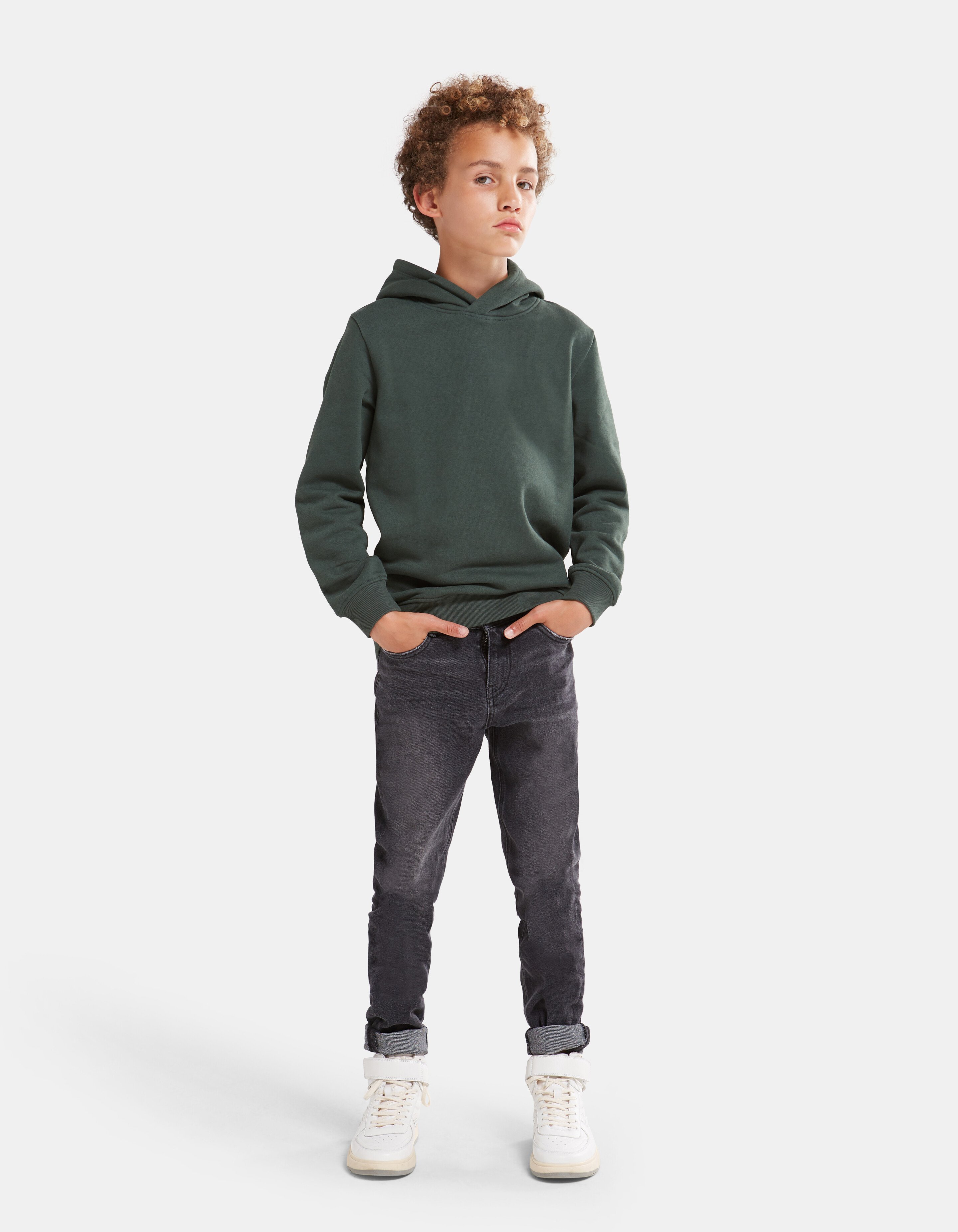 Tapered Jeans Donkergrijs SHOEBY BOYS