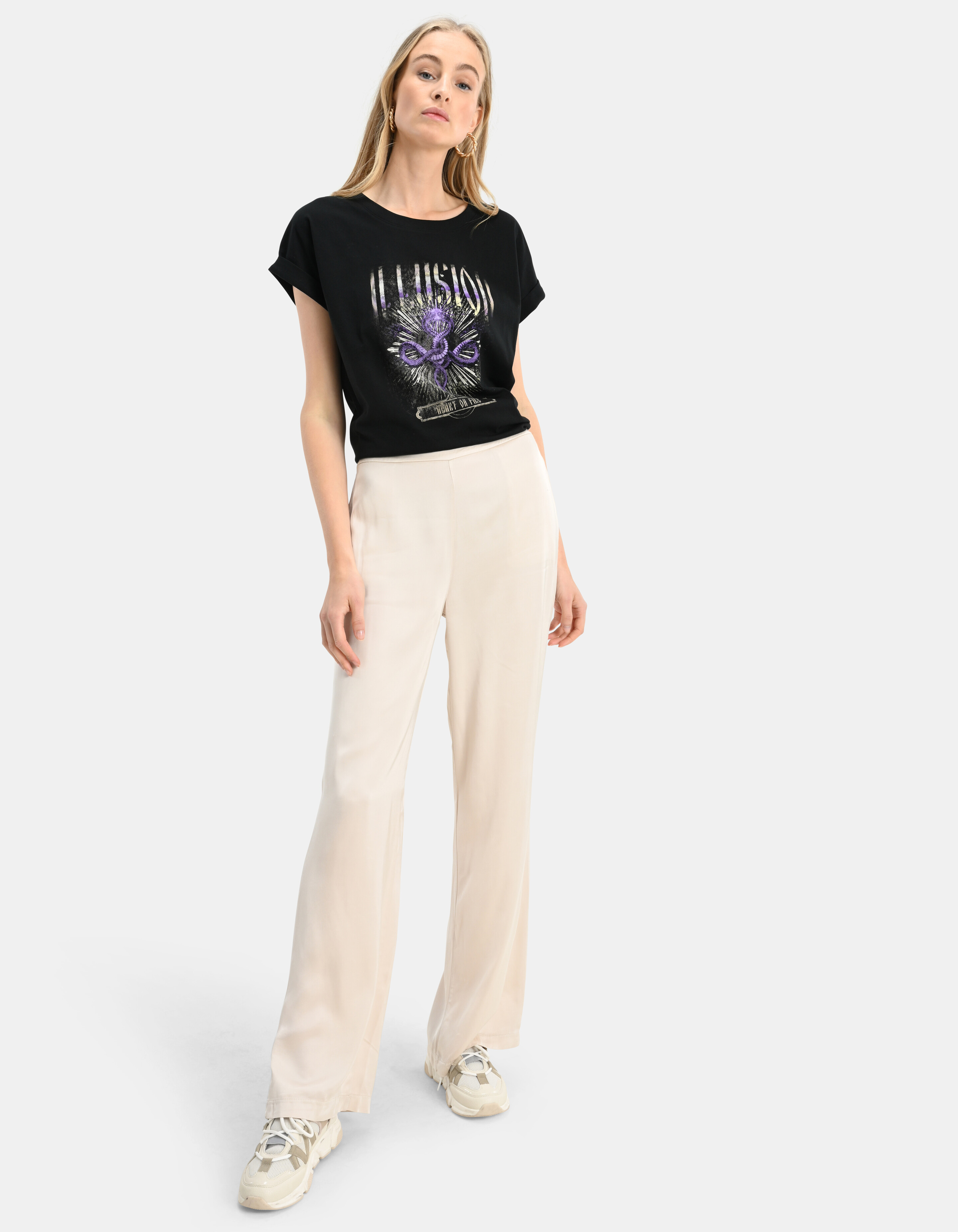 Satijnen Broek Beige EKSEPT