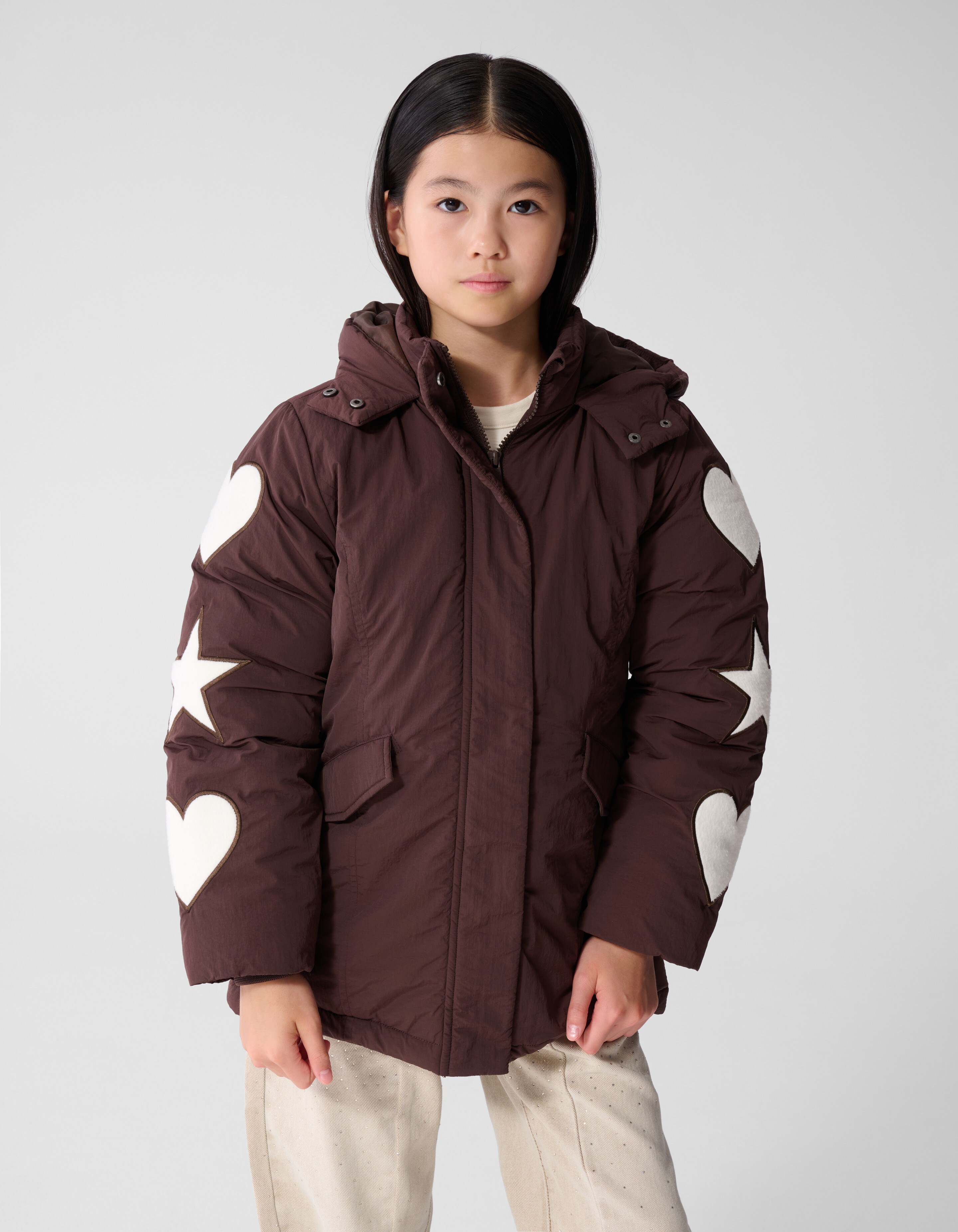 Technische Icon Jas Donkerbruin SHOEBY GIRLS