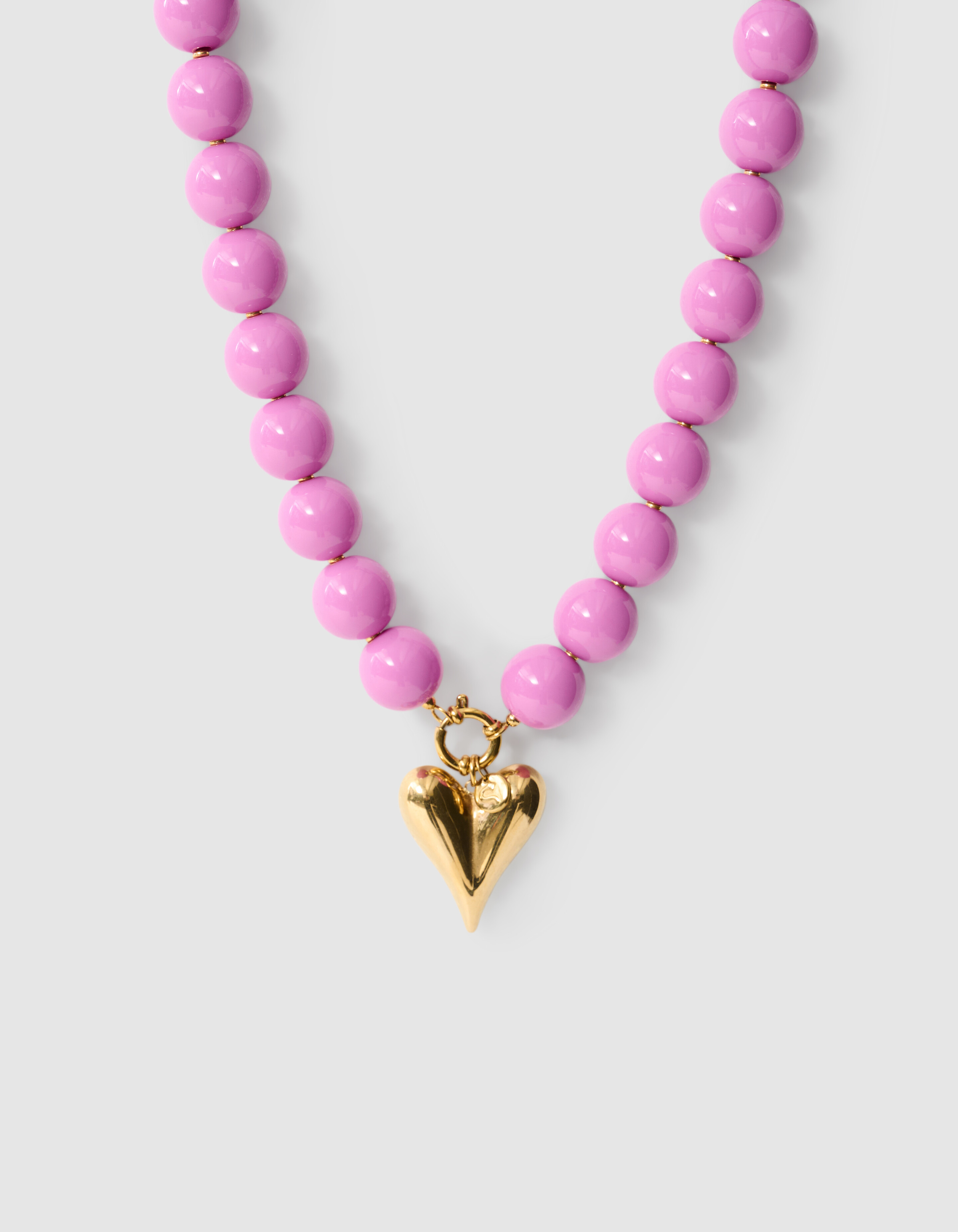 Beaded Ketting Paars SHOEBY ACCESSOIRES