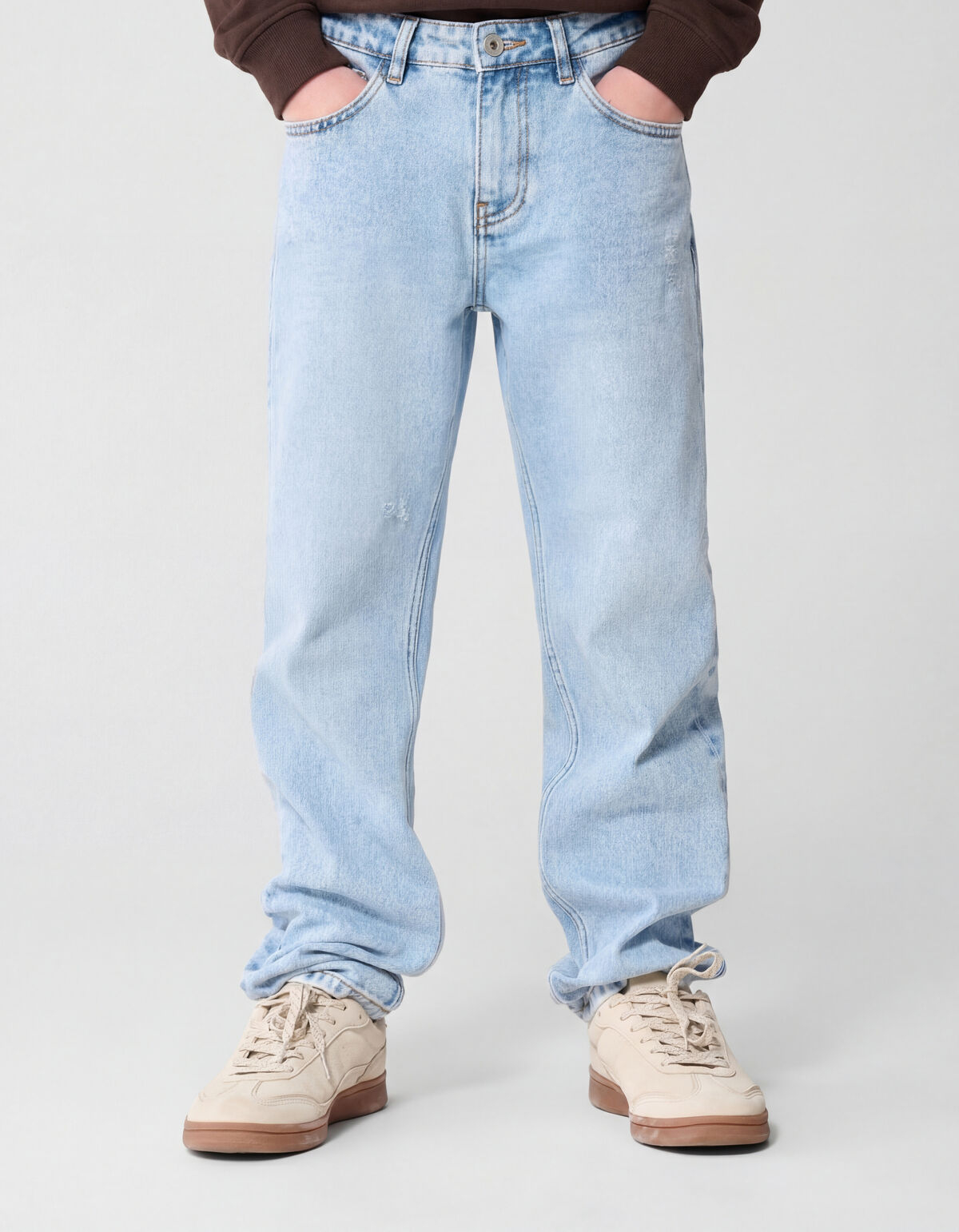 Tapered Fit Jeans Bleached SHOEBY BOYS