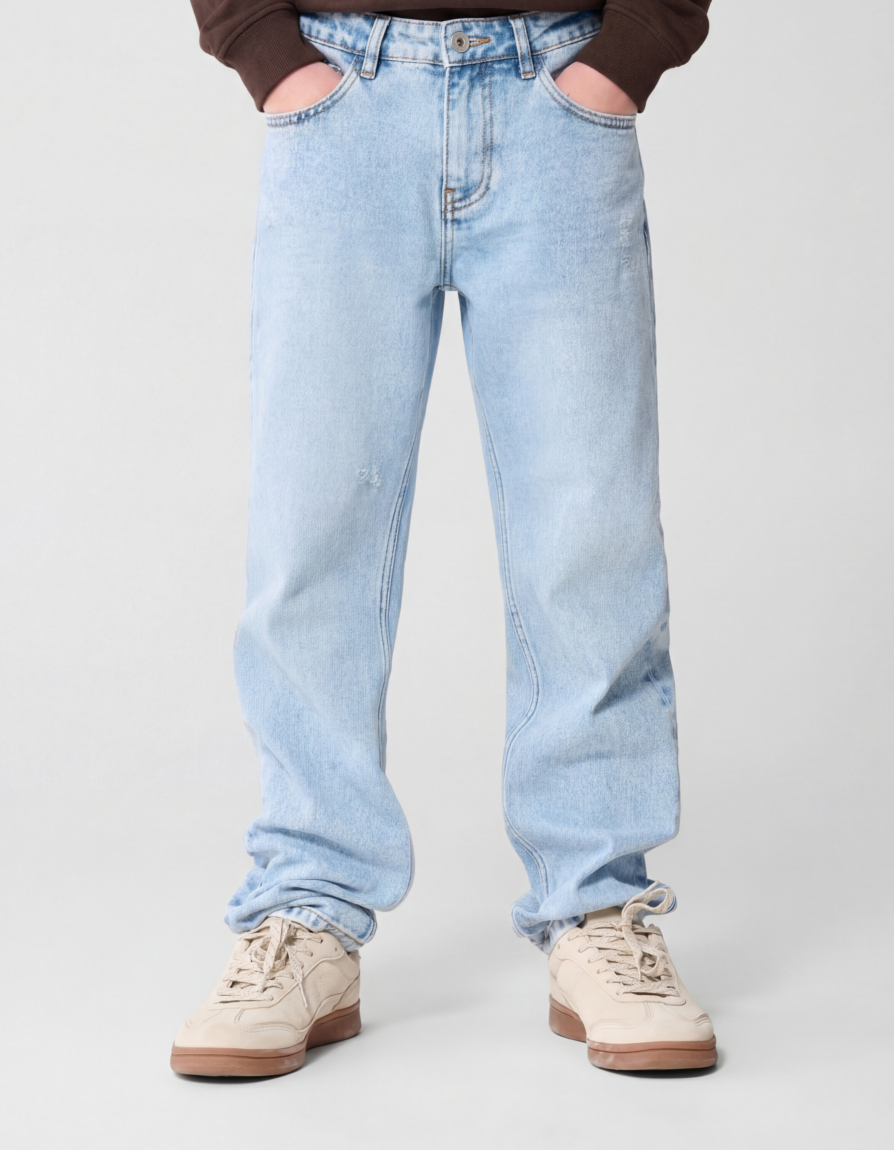 Tapered Fit Jeans Bleached SHOEBY BOYS