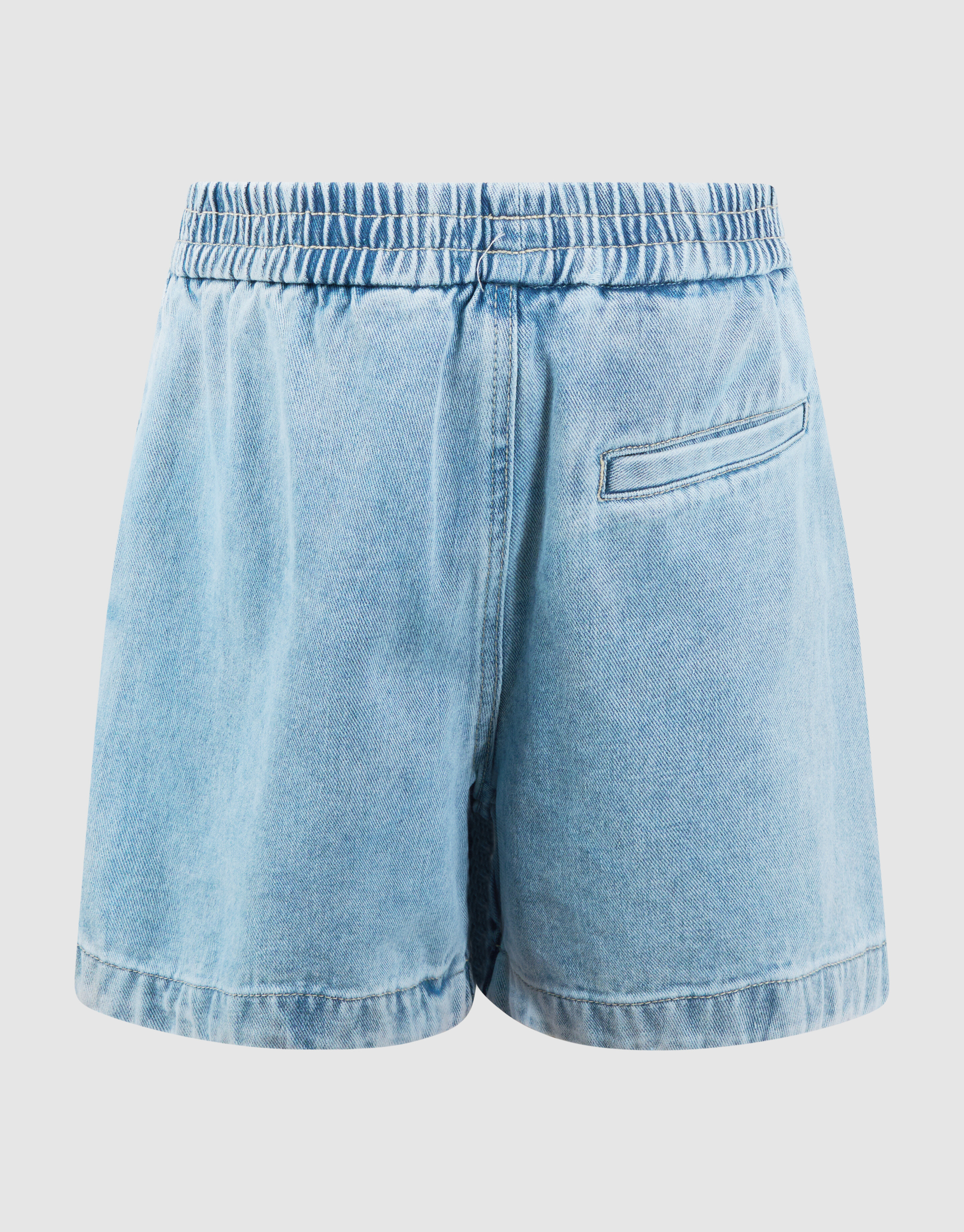 Crochet Denim Short Blauw SHOEBY GIRLS