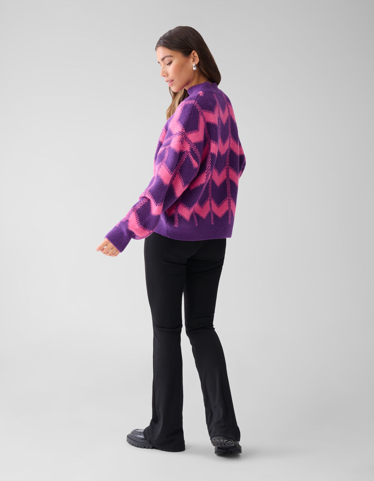 Sequin Dames Trui Paars By Furmey SHOEBY WOMEN