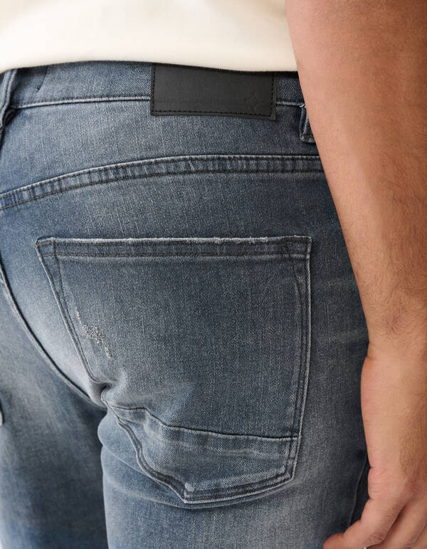 Straight Jeans Blauw/Grijs L32 SHOEBY MEN